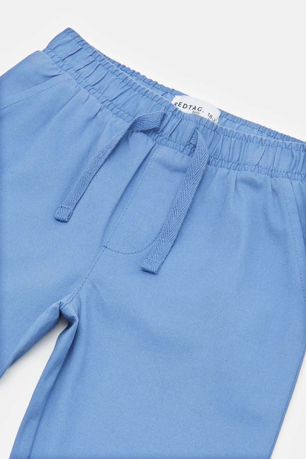 Infant Boys Blue Twill Chino Joggers