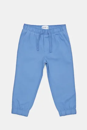 Infant Boys Blue Twill Chino Joggers