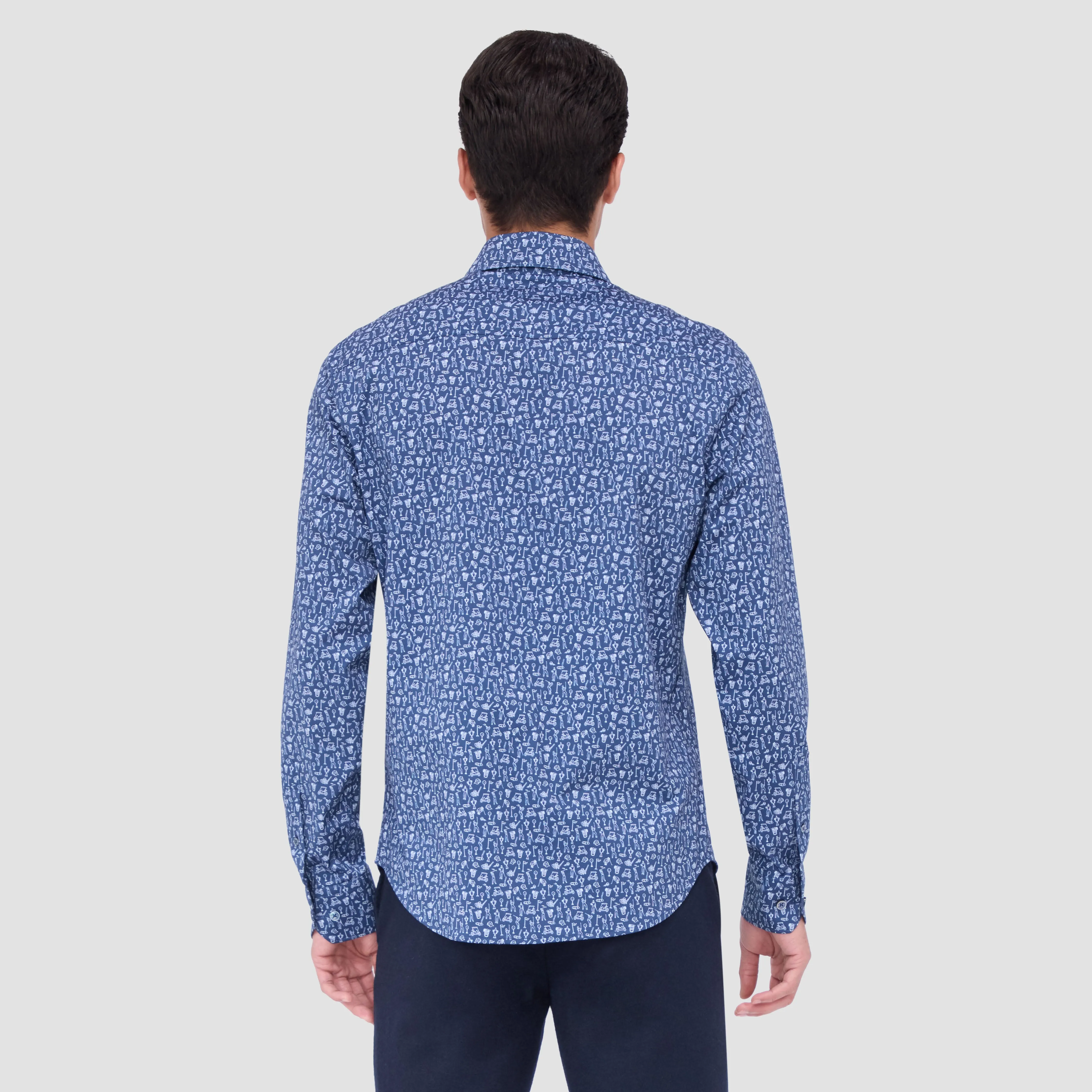 James Golf Print OoohCotton Shirt