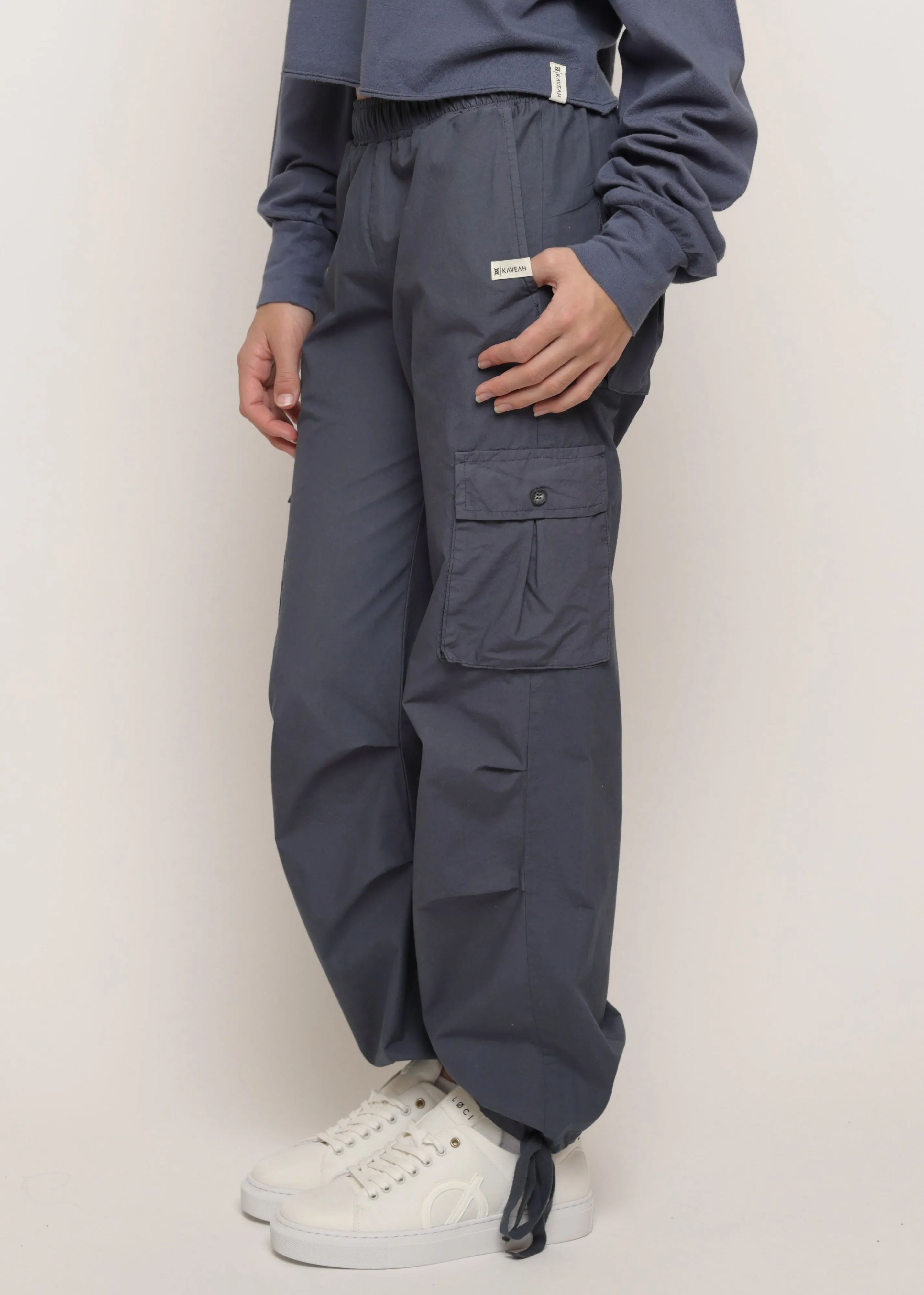 Kaveah Rima Cargo Joggers - Ombre Blue