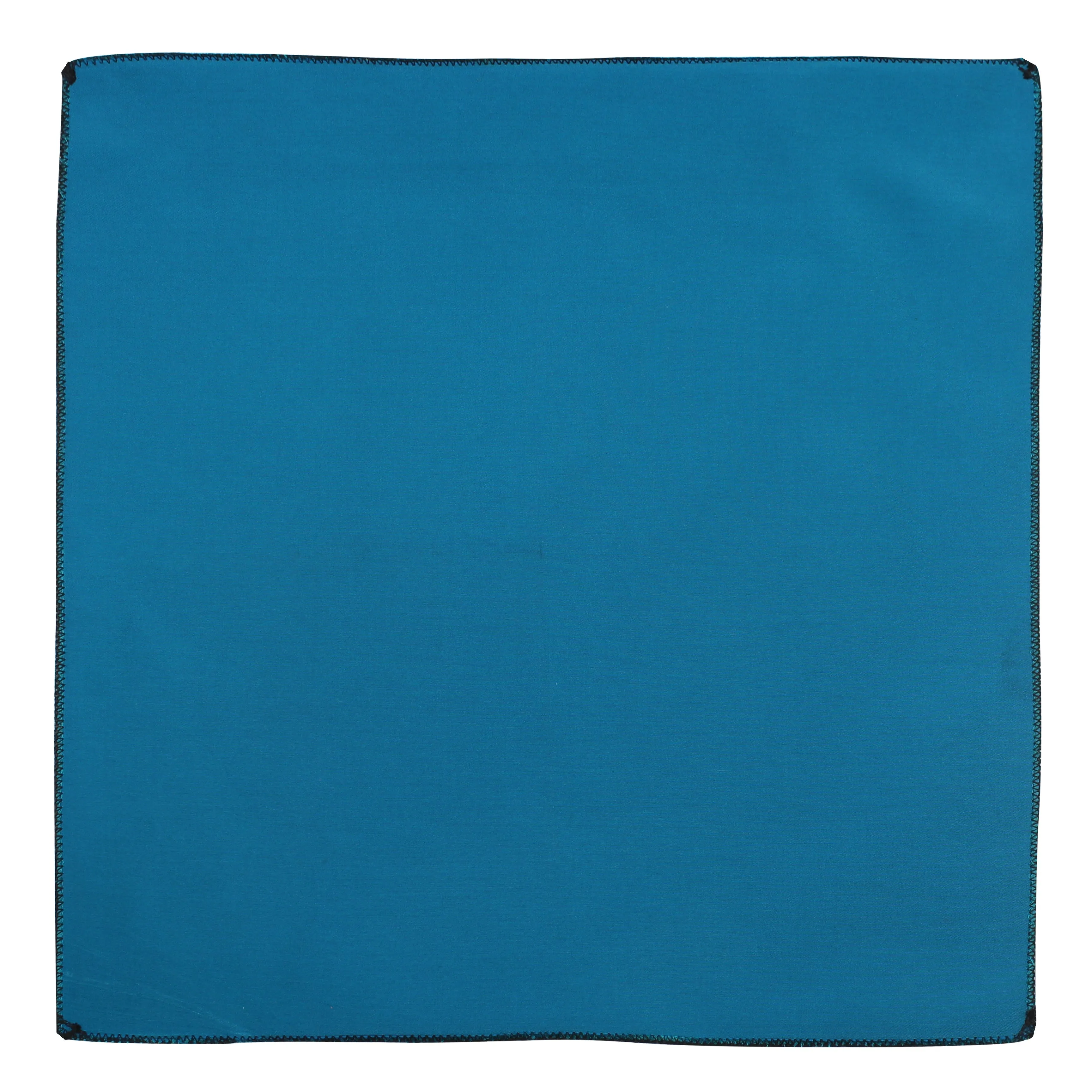 Kavove The Groovy Solid Green Pocket Square