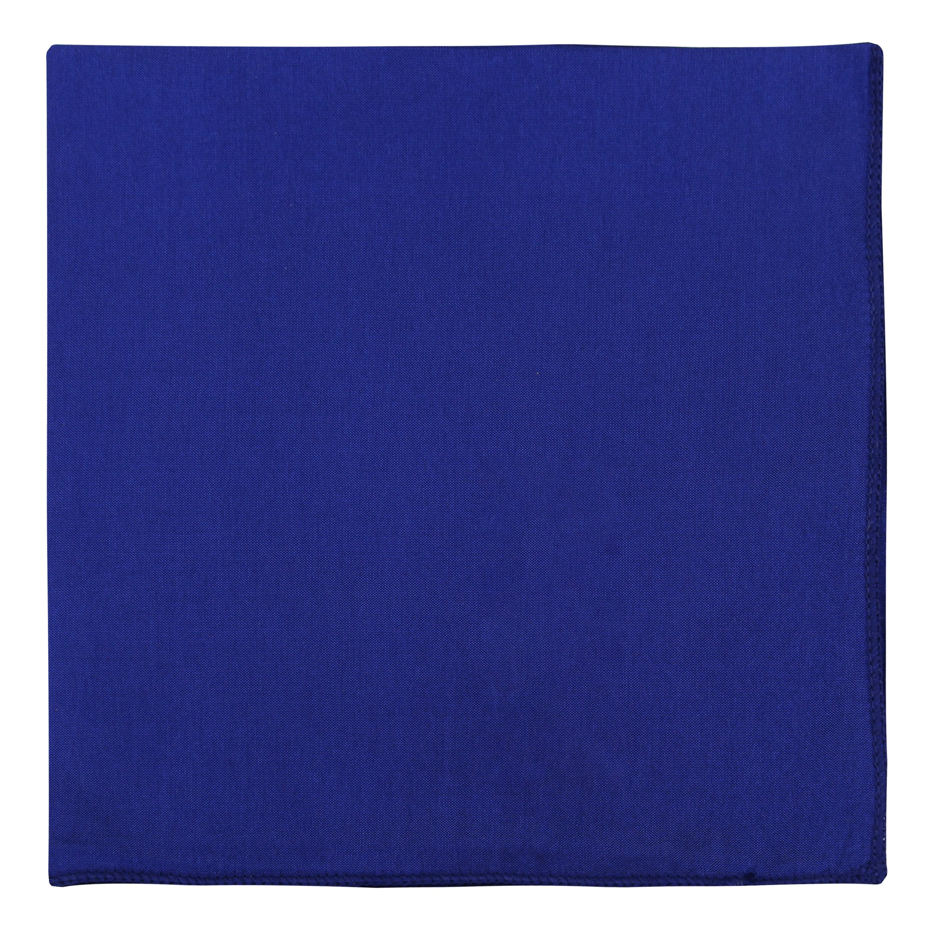 Kavove The Midnight Solid Blue Pocket Square