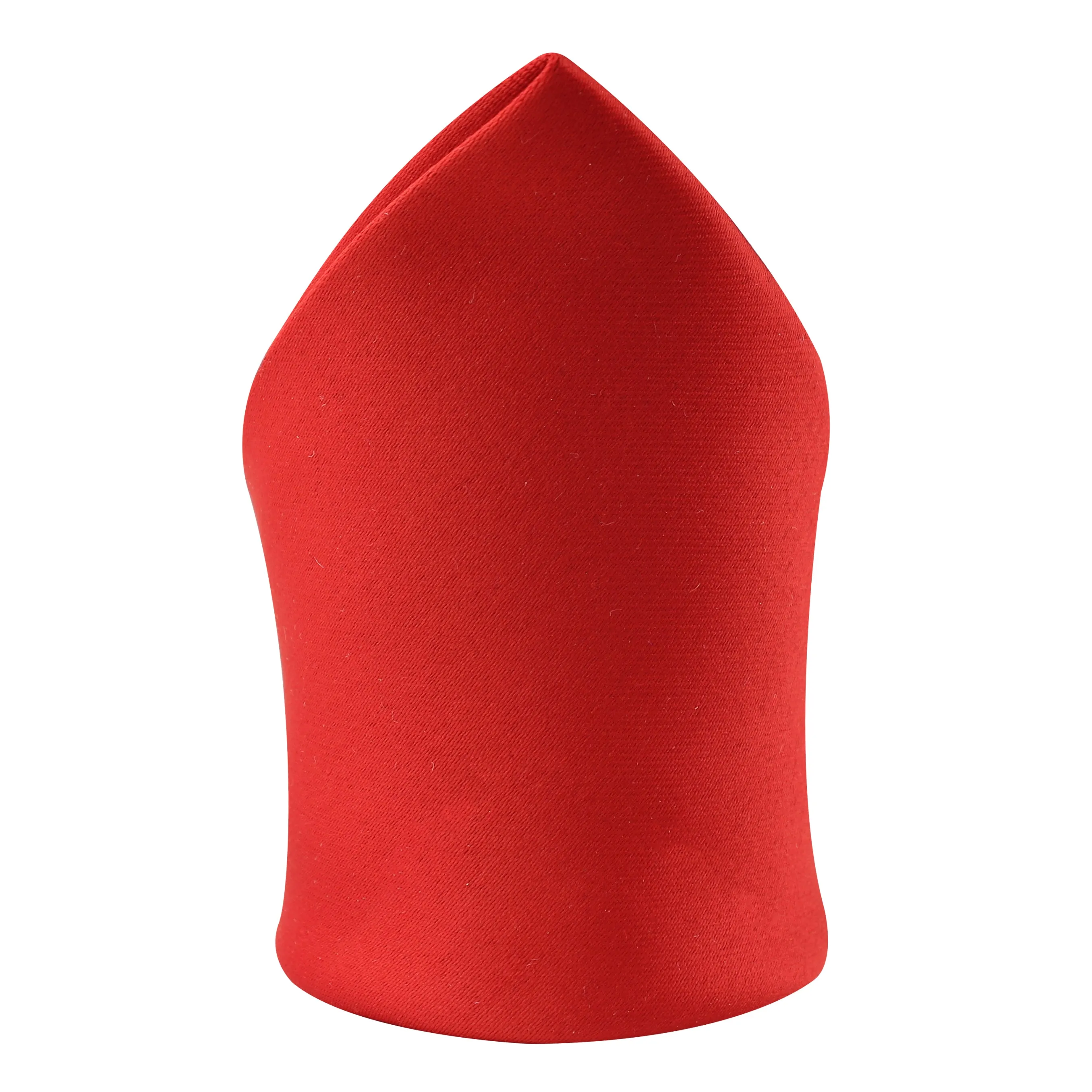 Kavove The Midnight Solid Red Pocket Square