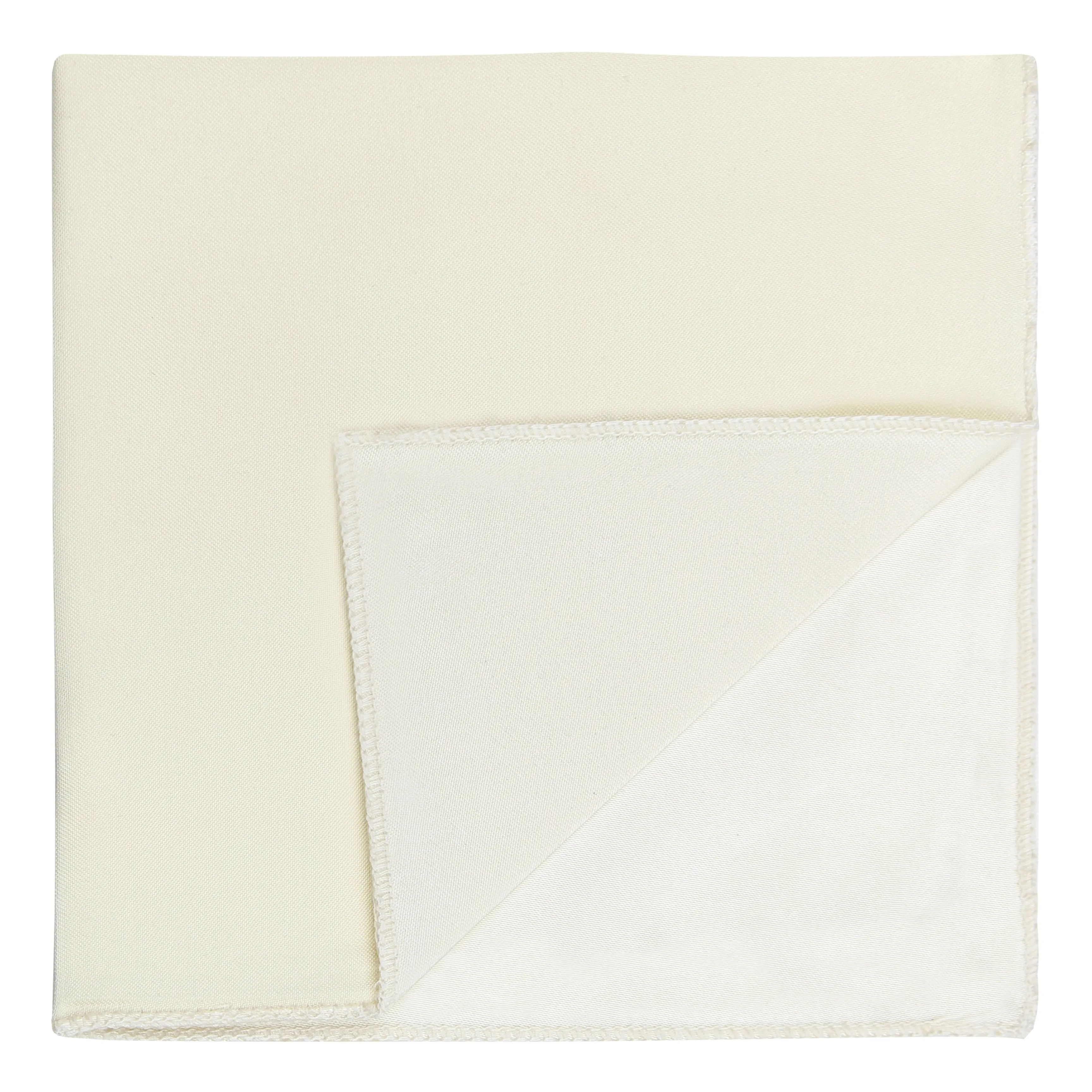 Kavove The Solid Rage Cream Pocket Square