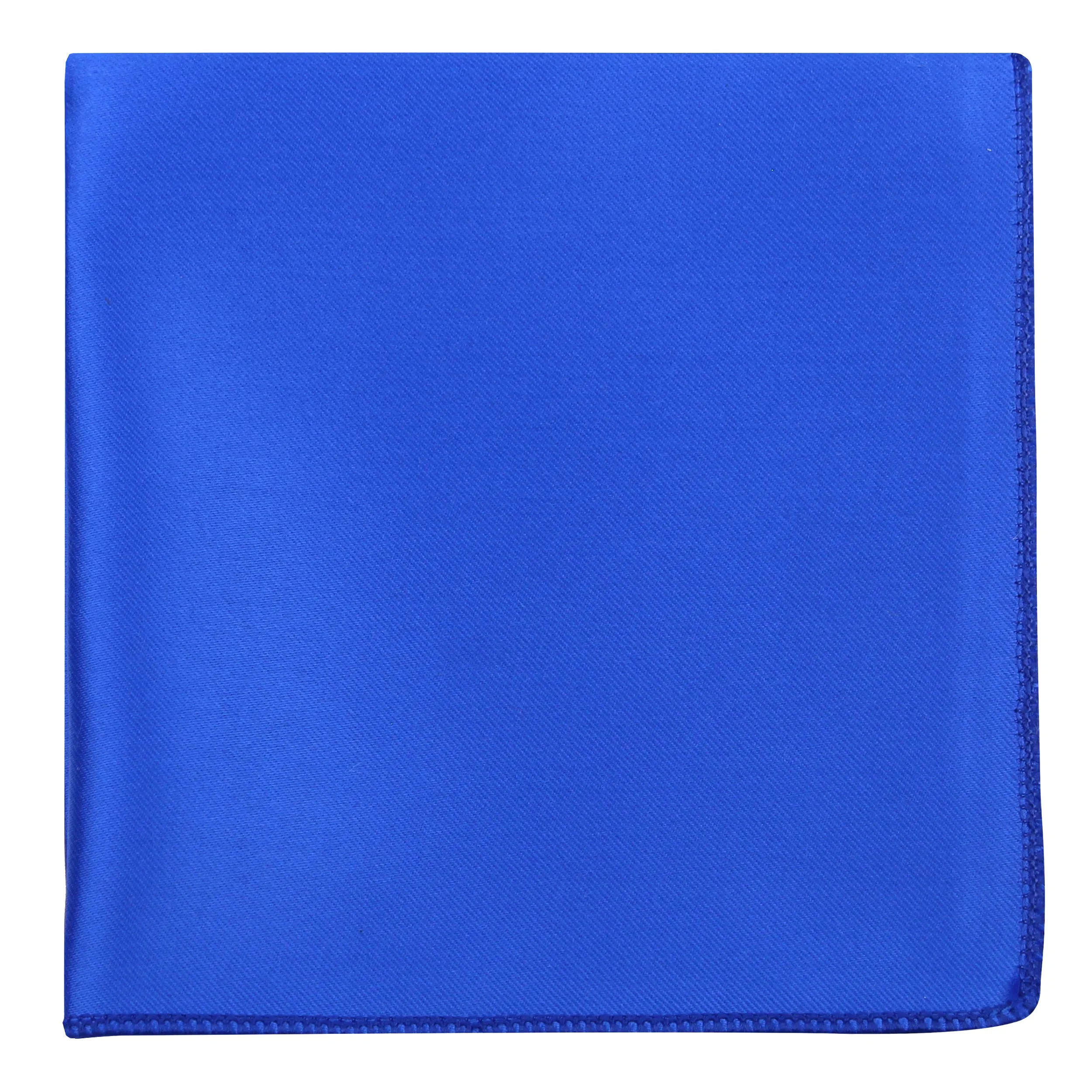 Kavove The Solid Stallion Blue Pocket Square