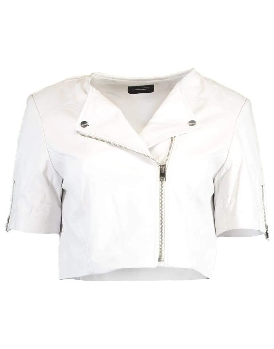 Kirsi Cropped Biker Jacket