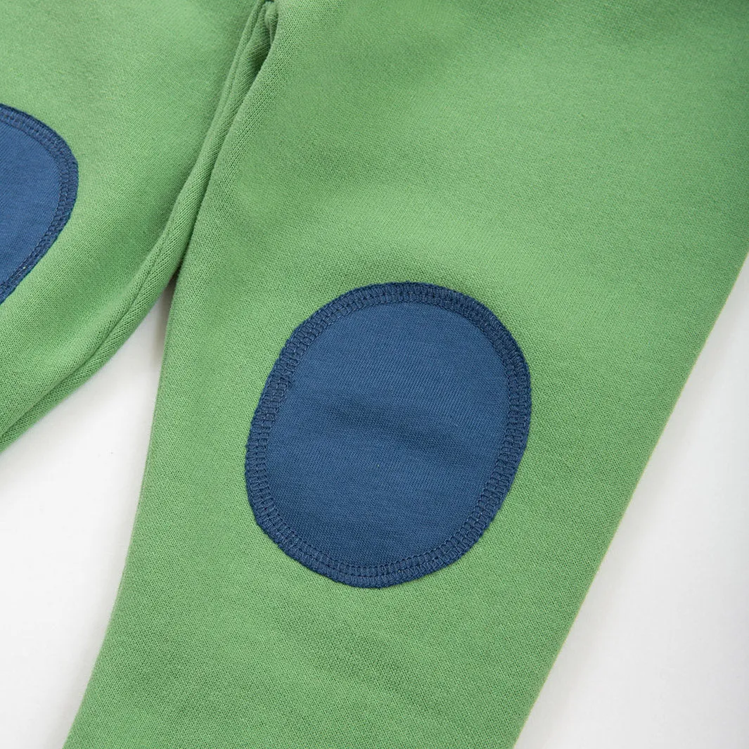 Knee patch joggers- fern