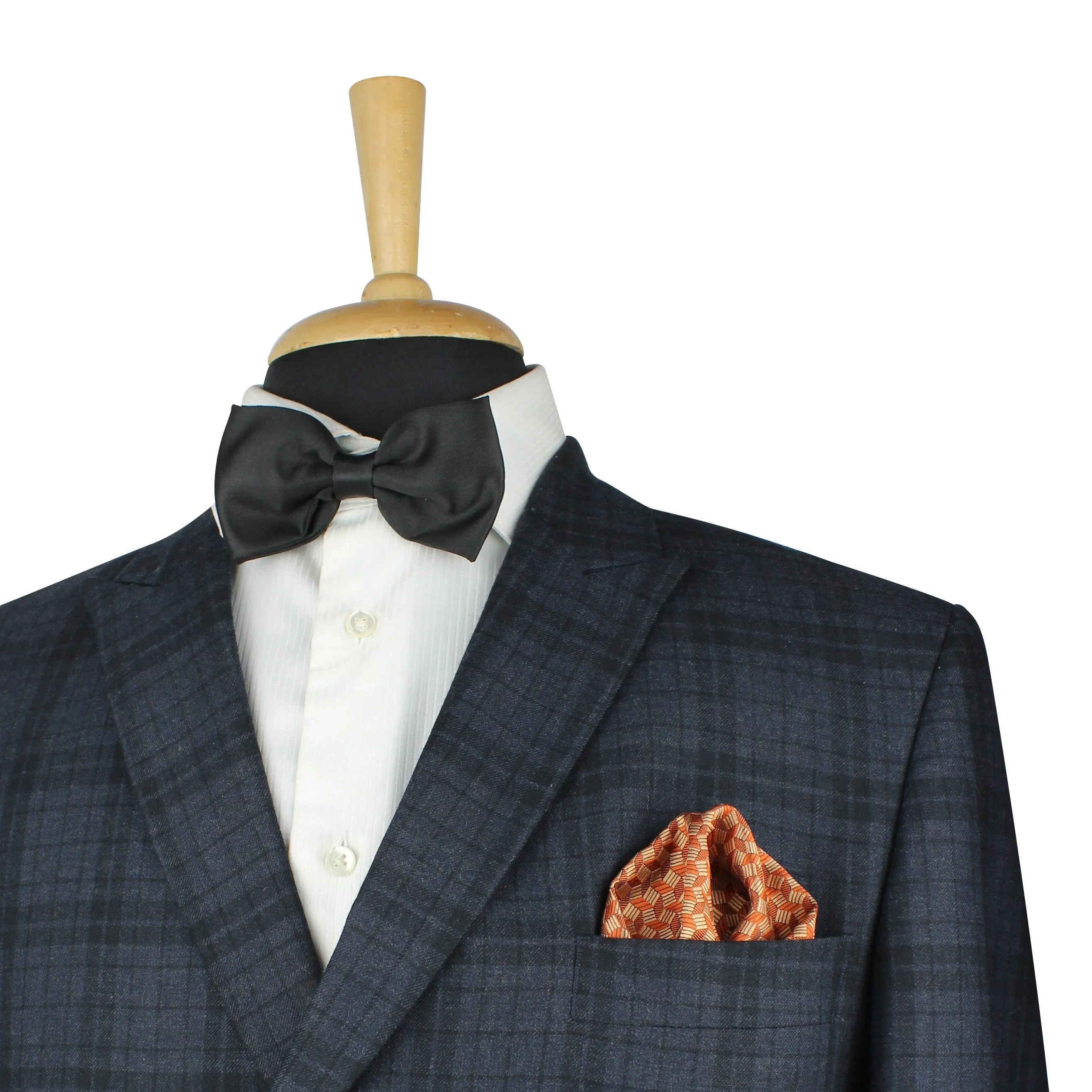 Kovove Brown Abstract Pocket Square For Men