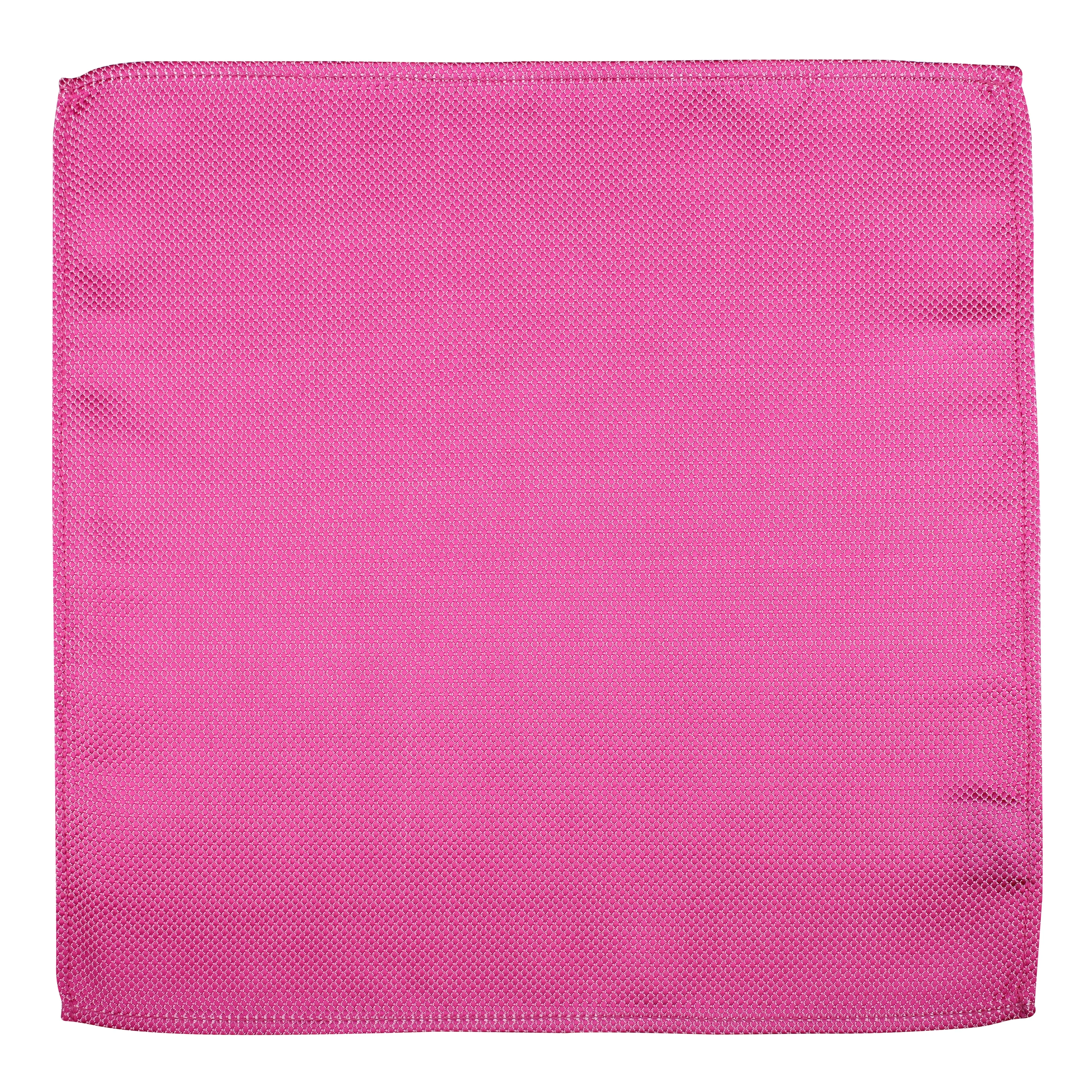 Kovove Classy Pink Checkered Pocket Square For Men