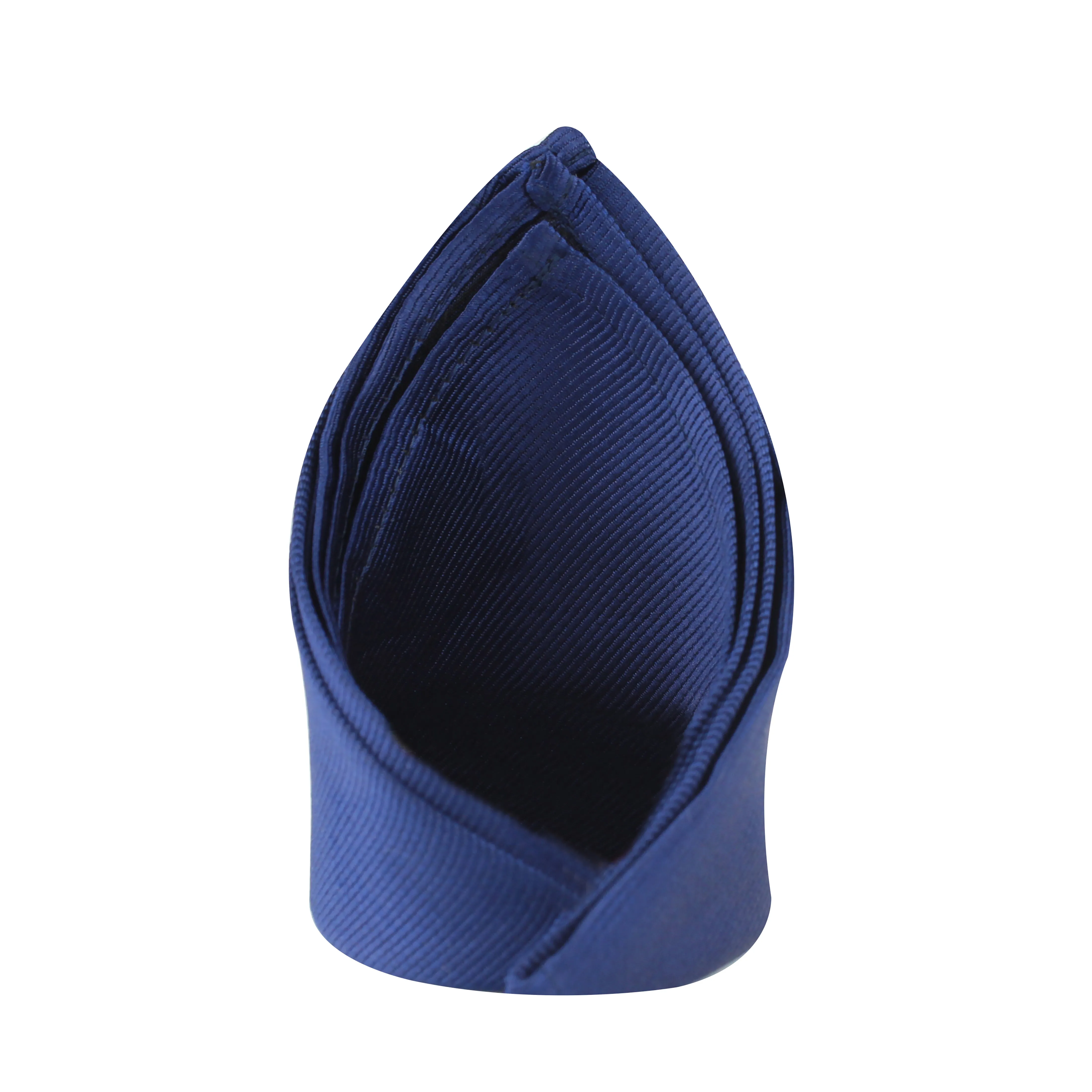 Kovove Elegant Blue Solid Pocket Square For Men