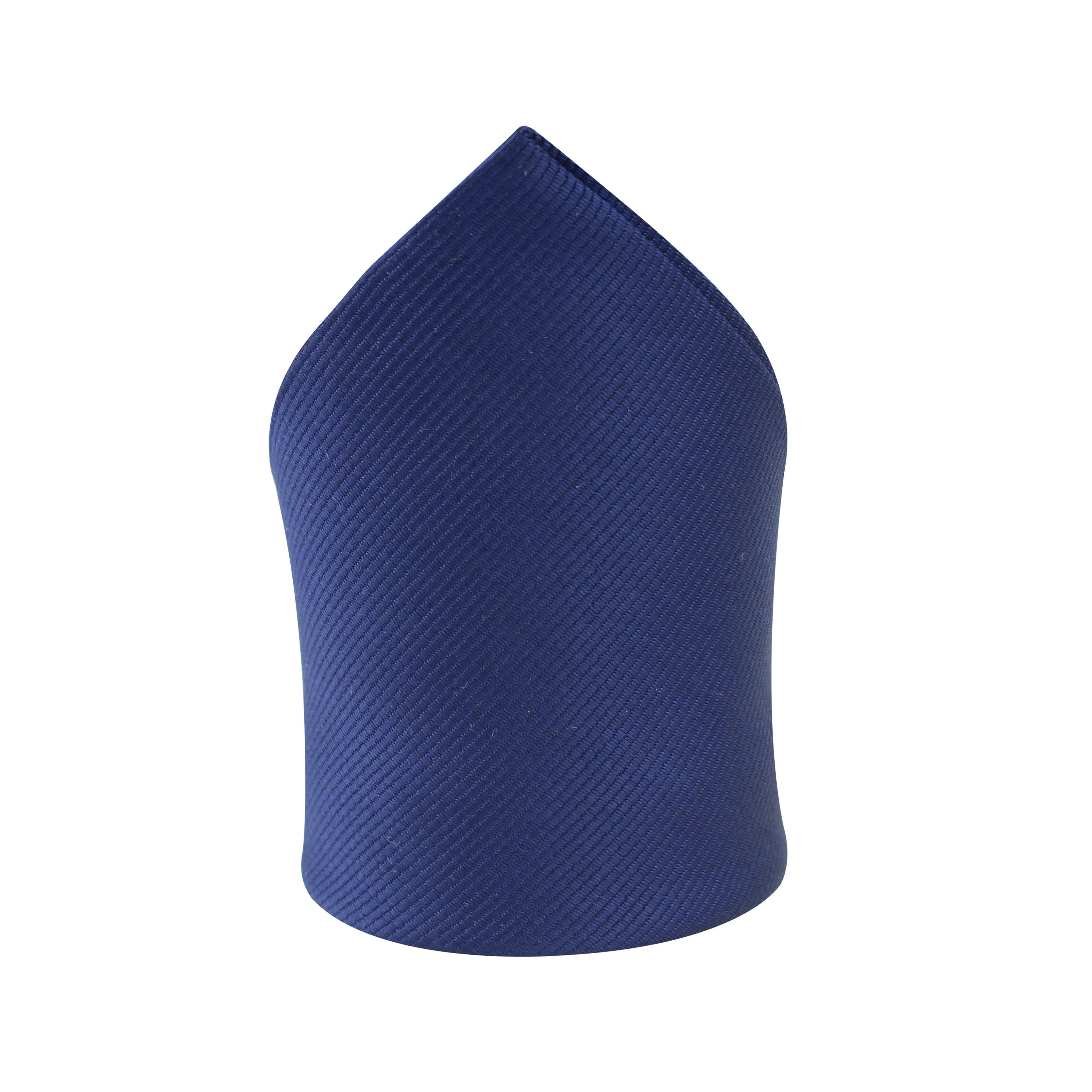 Kovove Elegant Blue Solid Pocket Square For Men