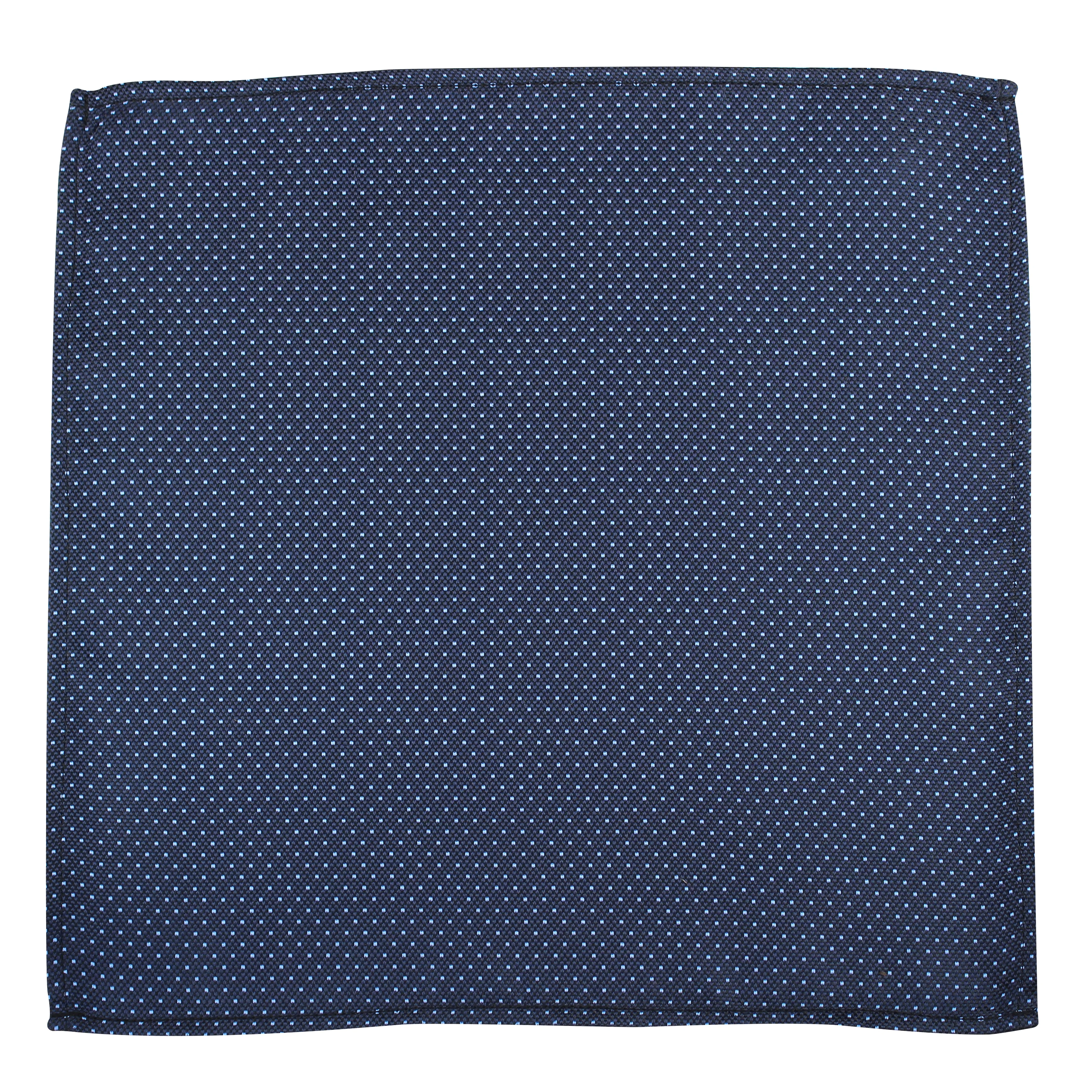 Kovove Graceful Blue Polka Dot Pocket Square For Men