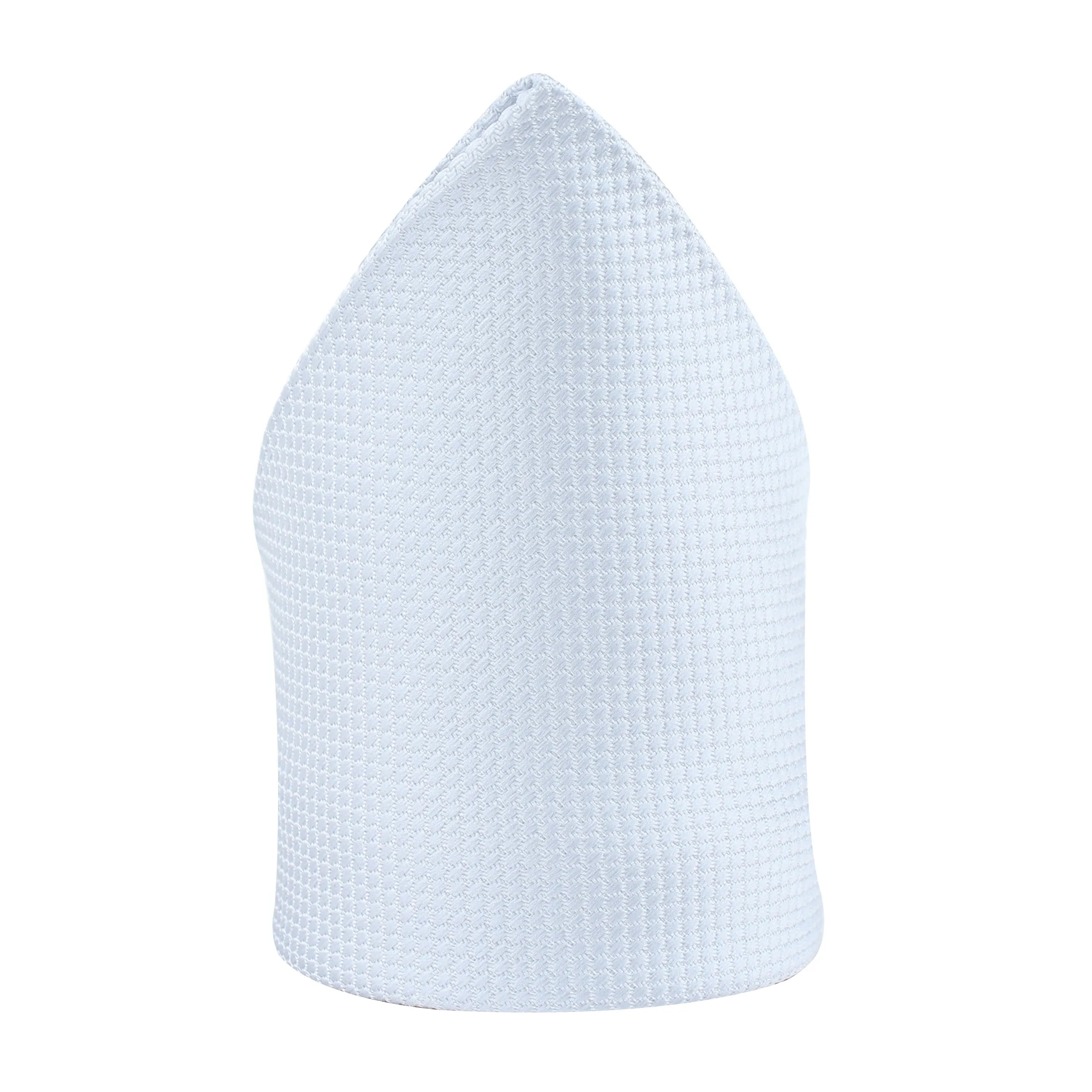 Kovove Grey Checkered Pocket Square For Men