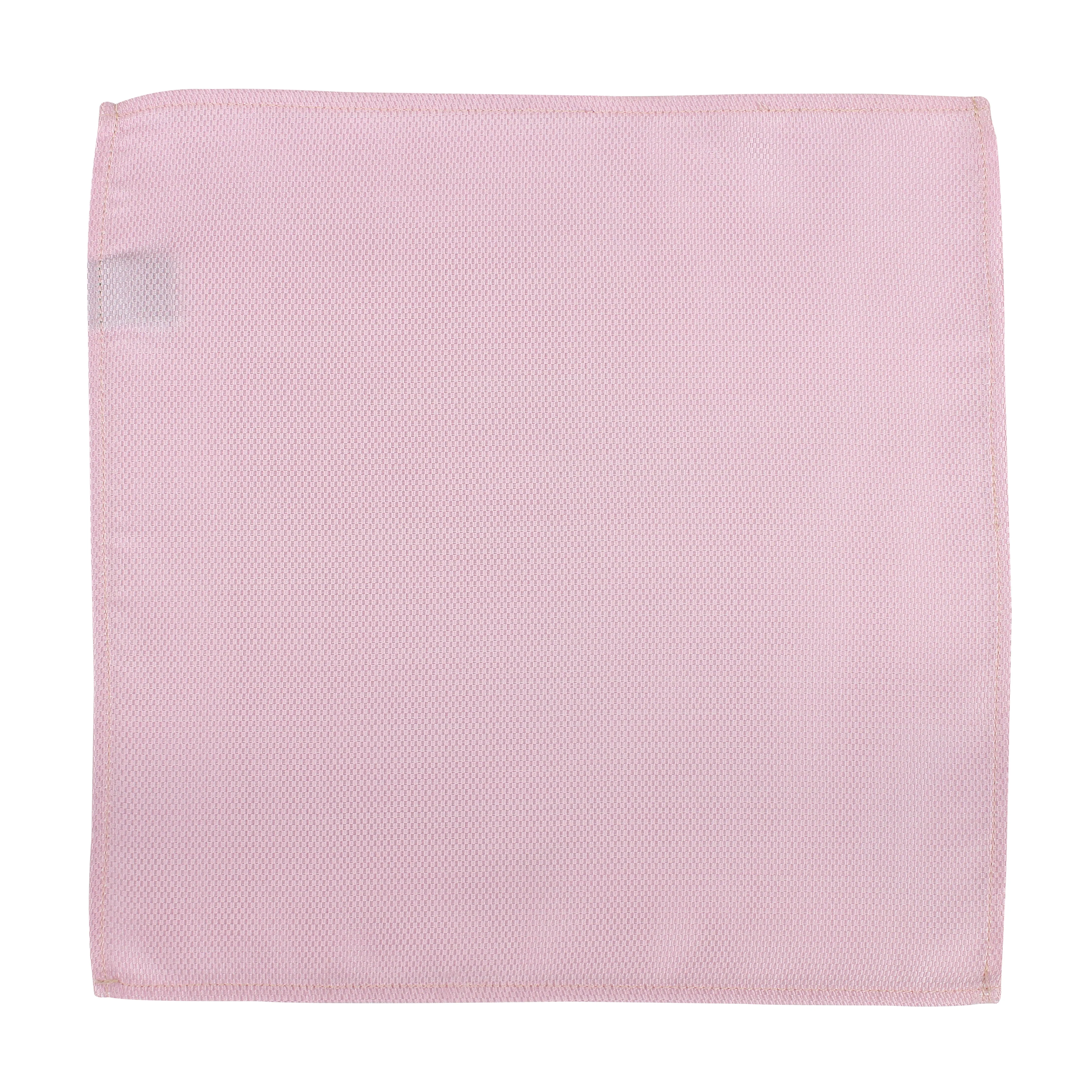 Kovove Pink Checkered Pocket Square For Men