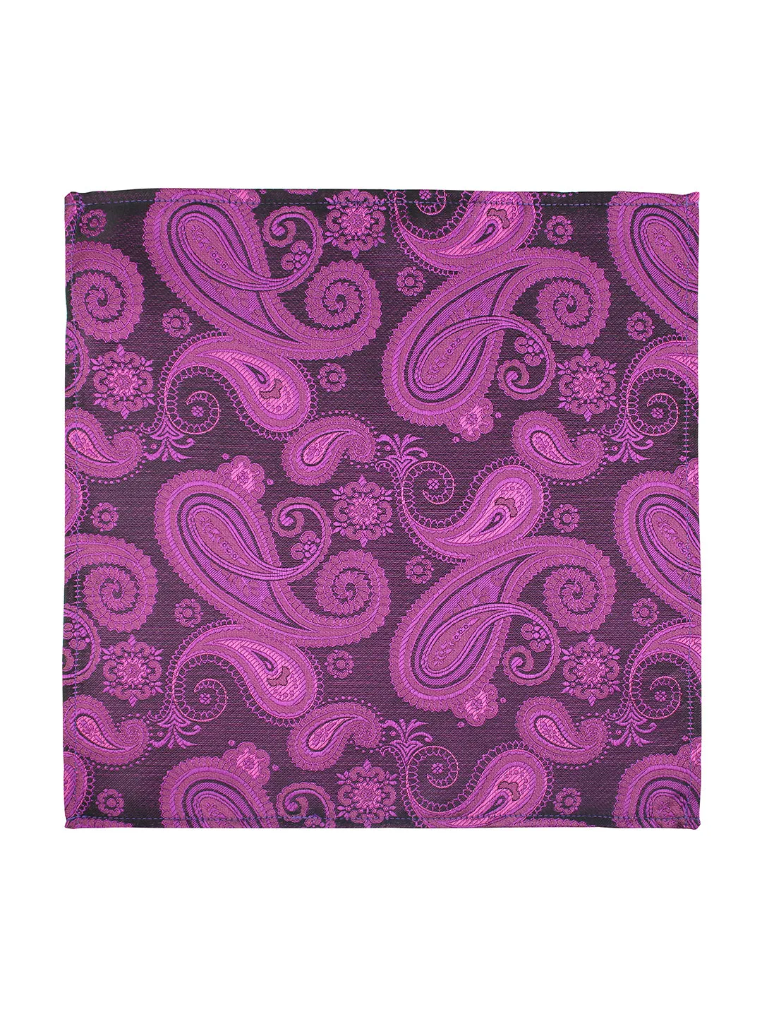 Kovove Pink Paisley Pocket Square For Men