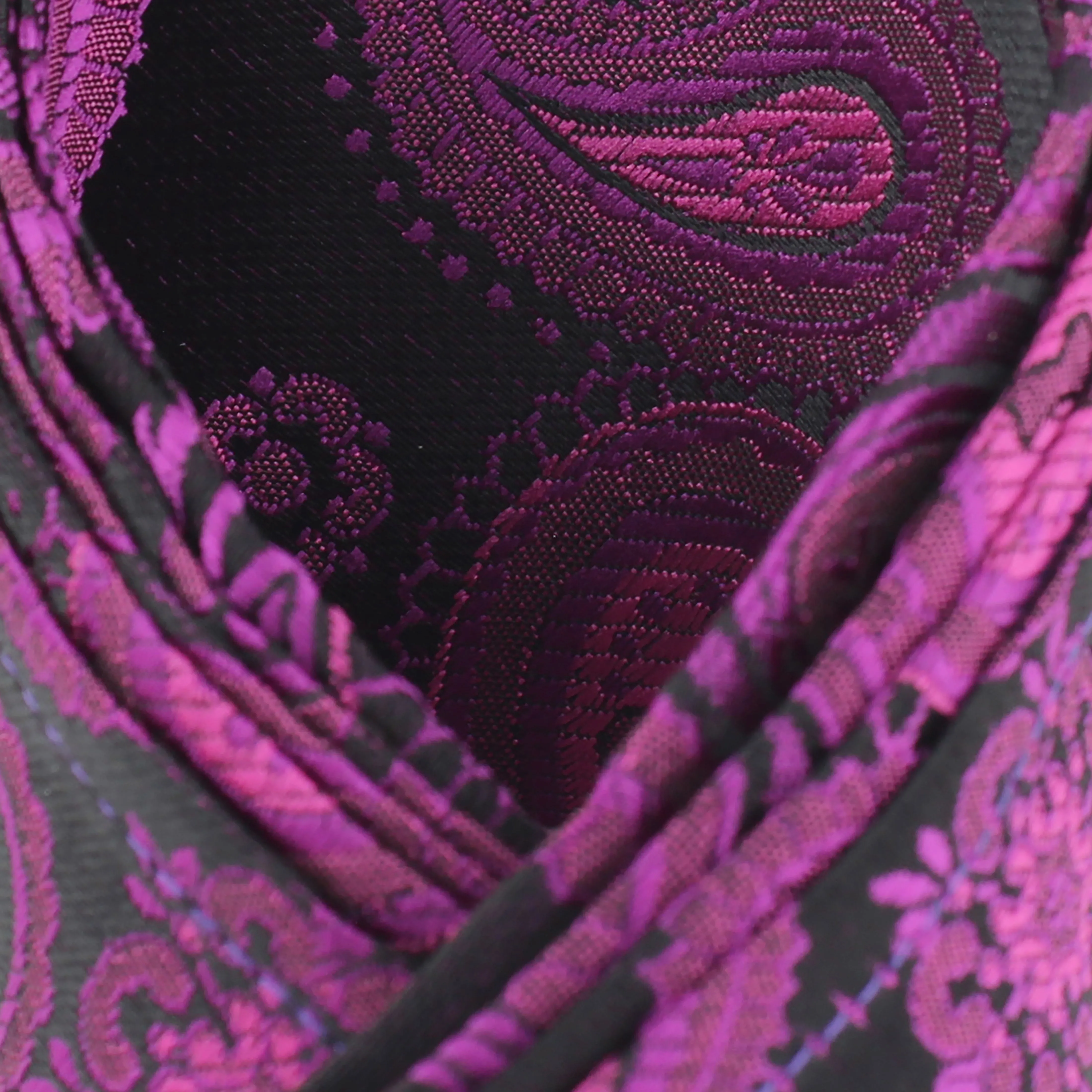 Kovove Pink Paisley Pocket Square For Men