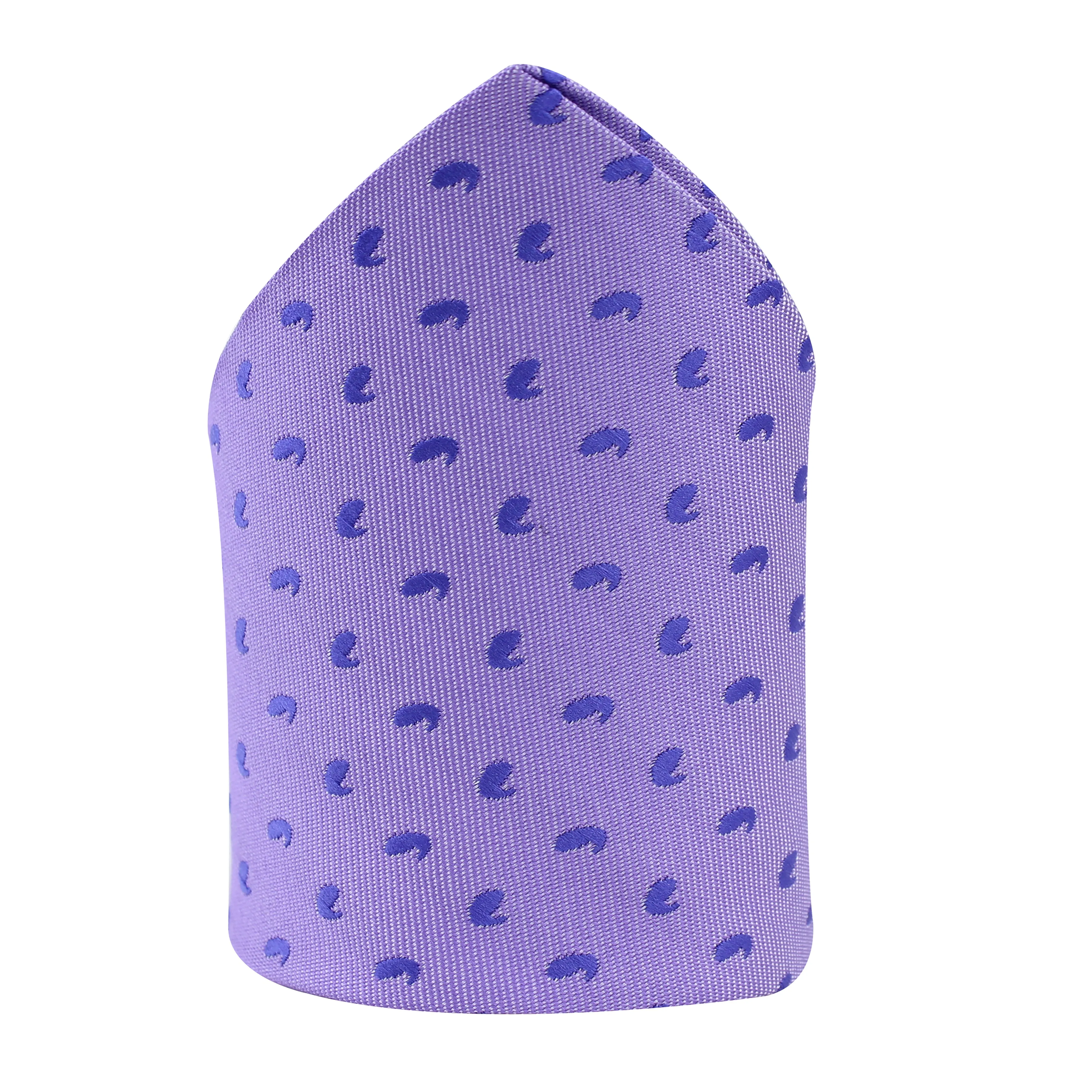 Kovove Purple Abstract Pocket Square For Men