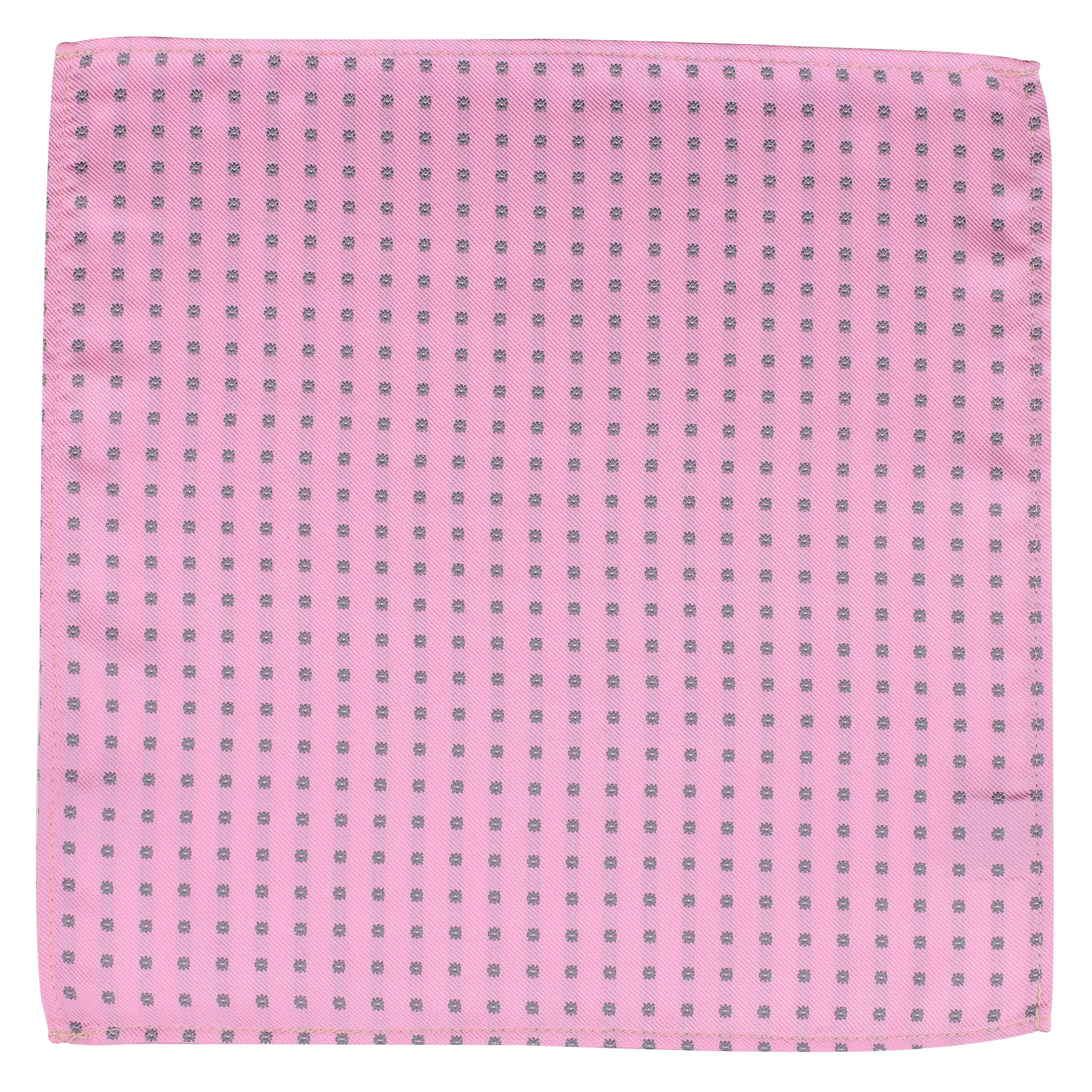 Kovove The Abstract Polka Fusion Pink Pocket Square For Men