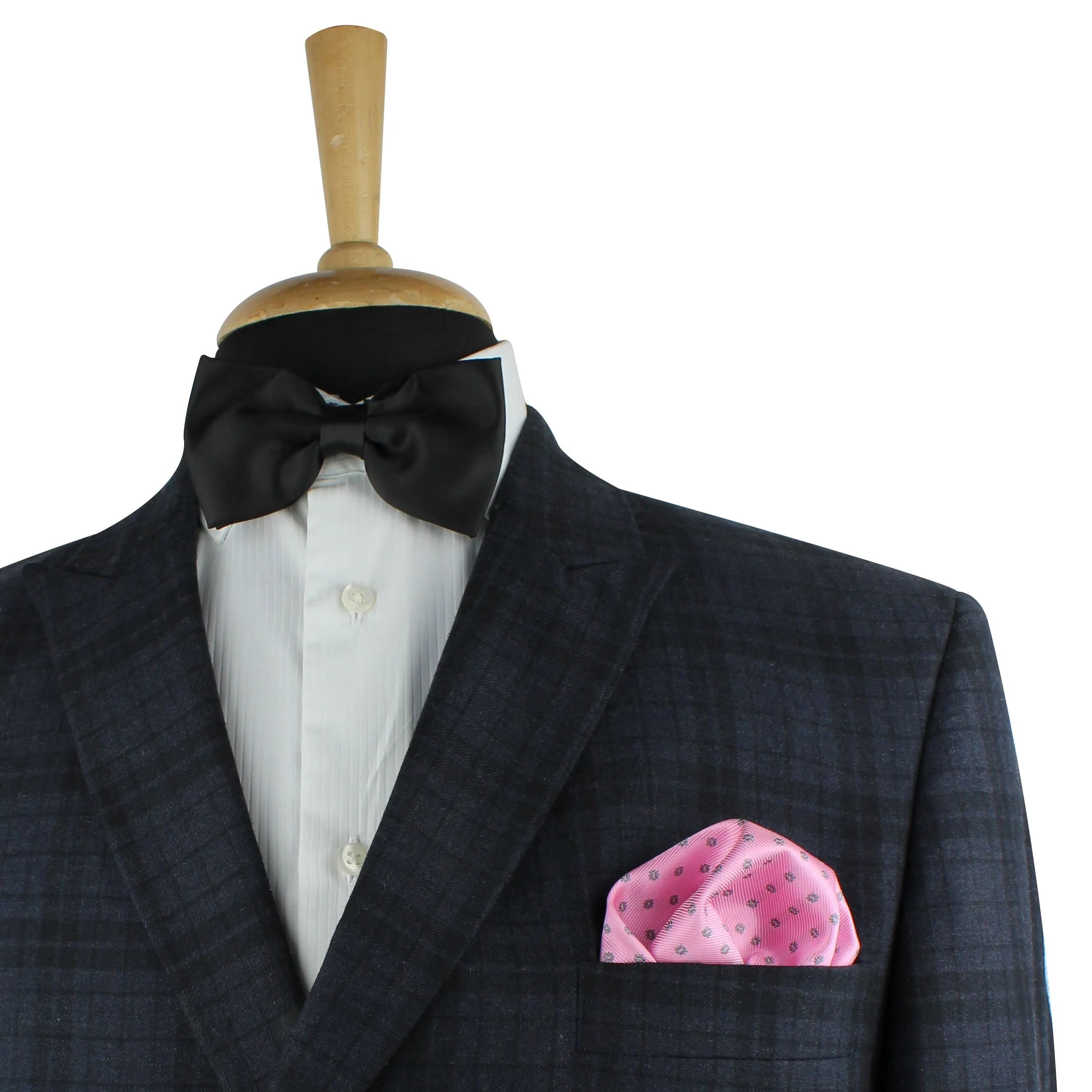 Kovove The Abstract Polka Fusion Pink Pocket Square For Men