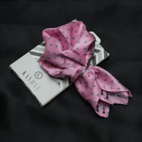 Kovove The Abstract Polka Fusion Pink Pocket Square For Men