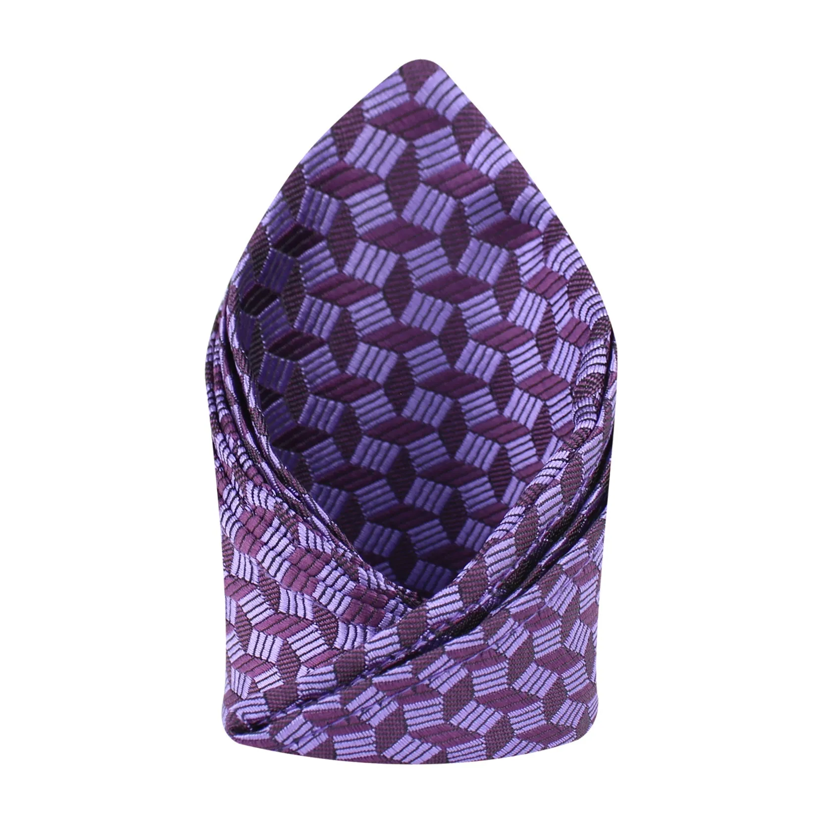 Kovove The Abstractzoid Purple Pocket Square