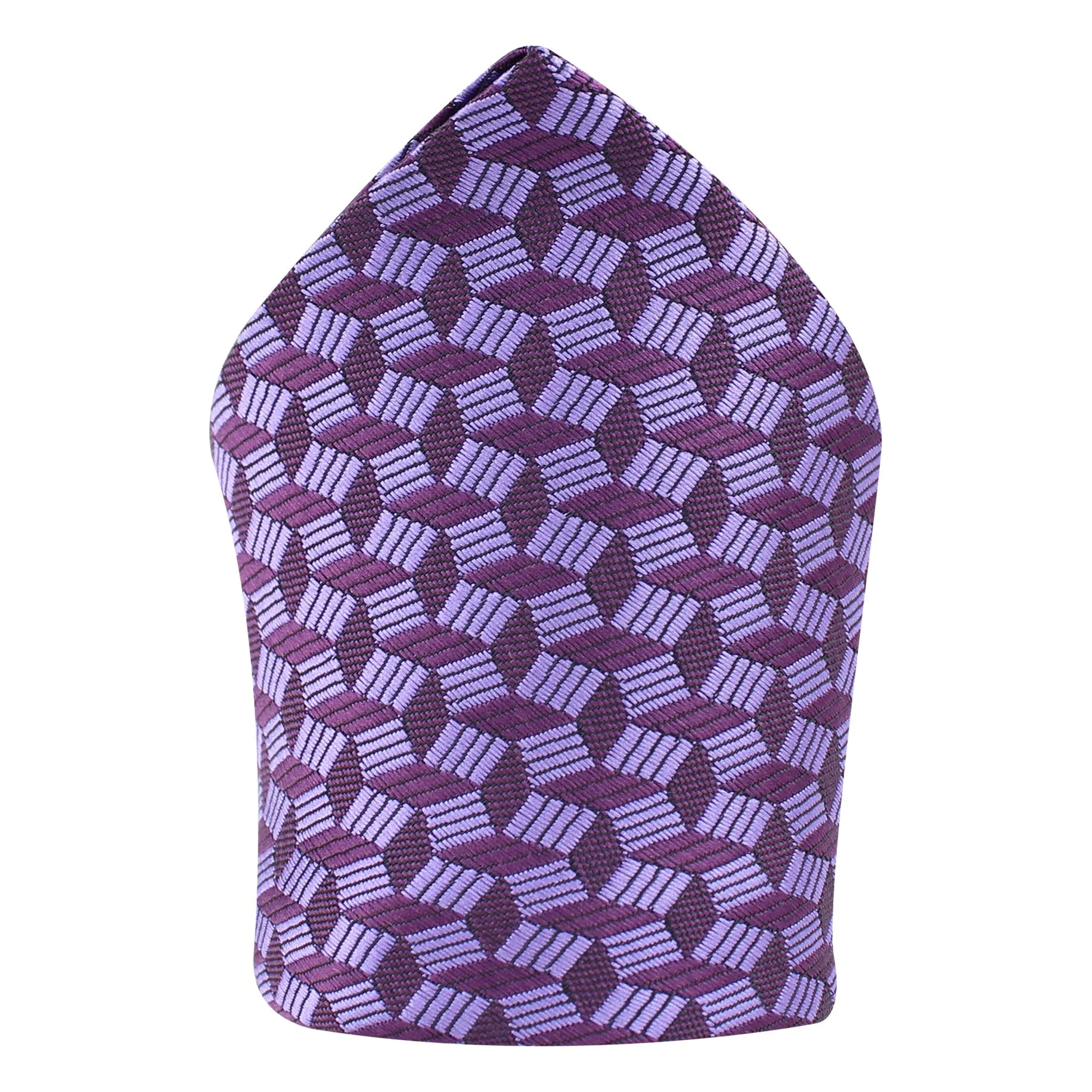 Kovove The Abstractzoid Purple Pocket Square