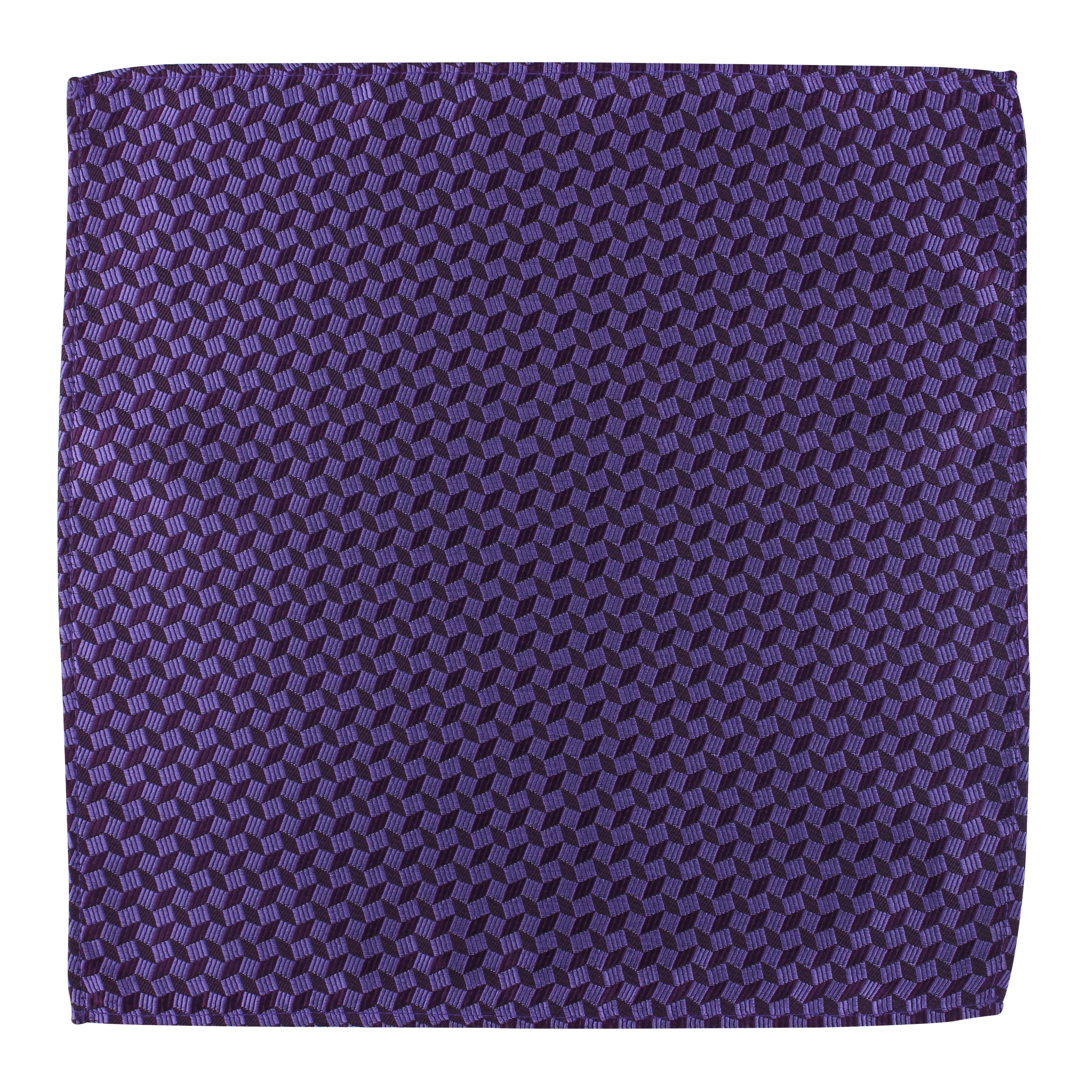 Kovove The Abstractzoid Purple Pocket Square