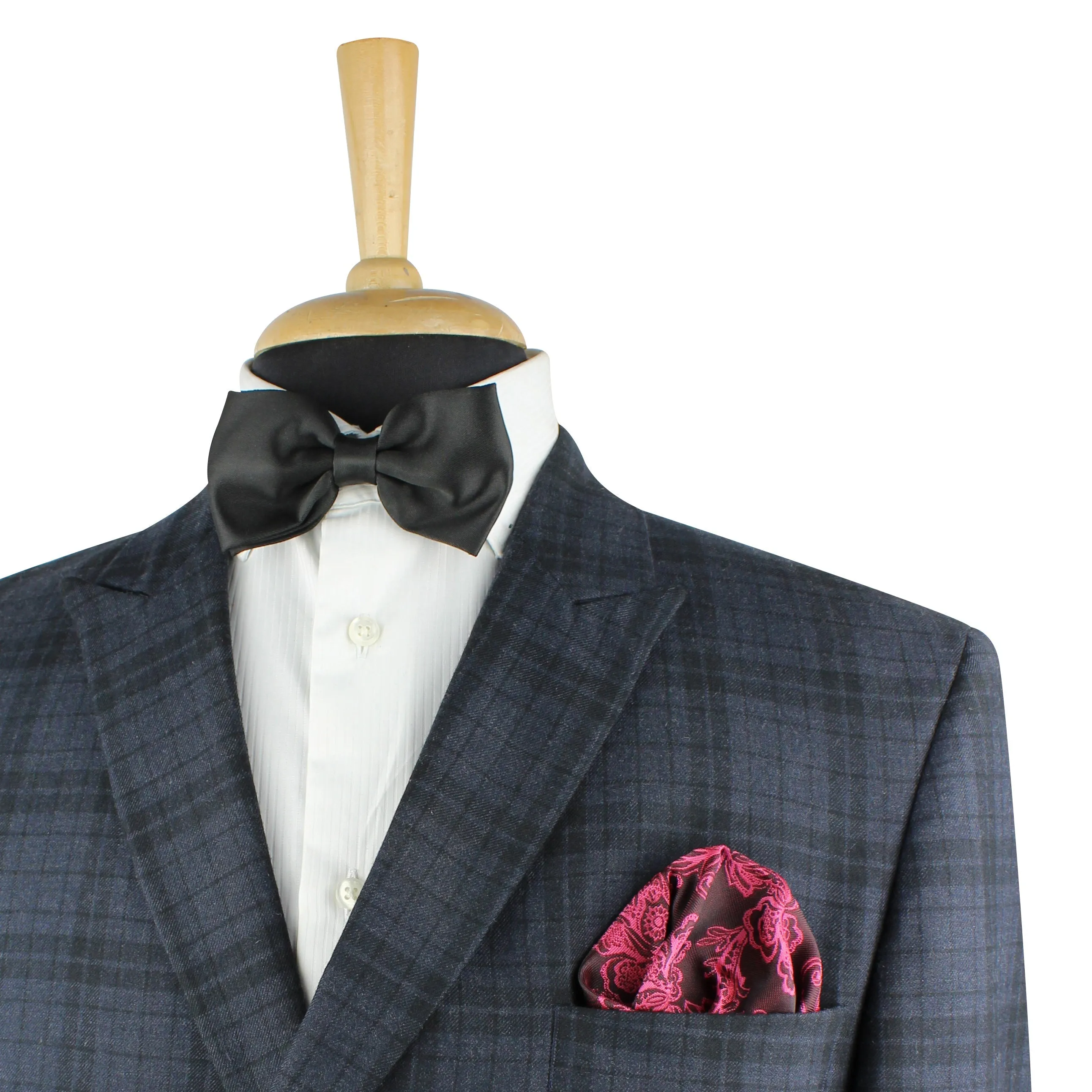 Kovove The Blooming Floral Maroon Pocket Square For Men