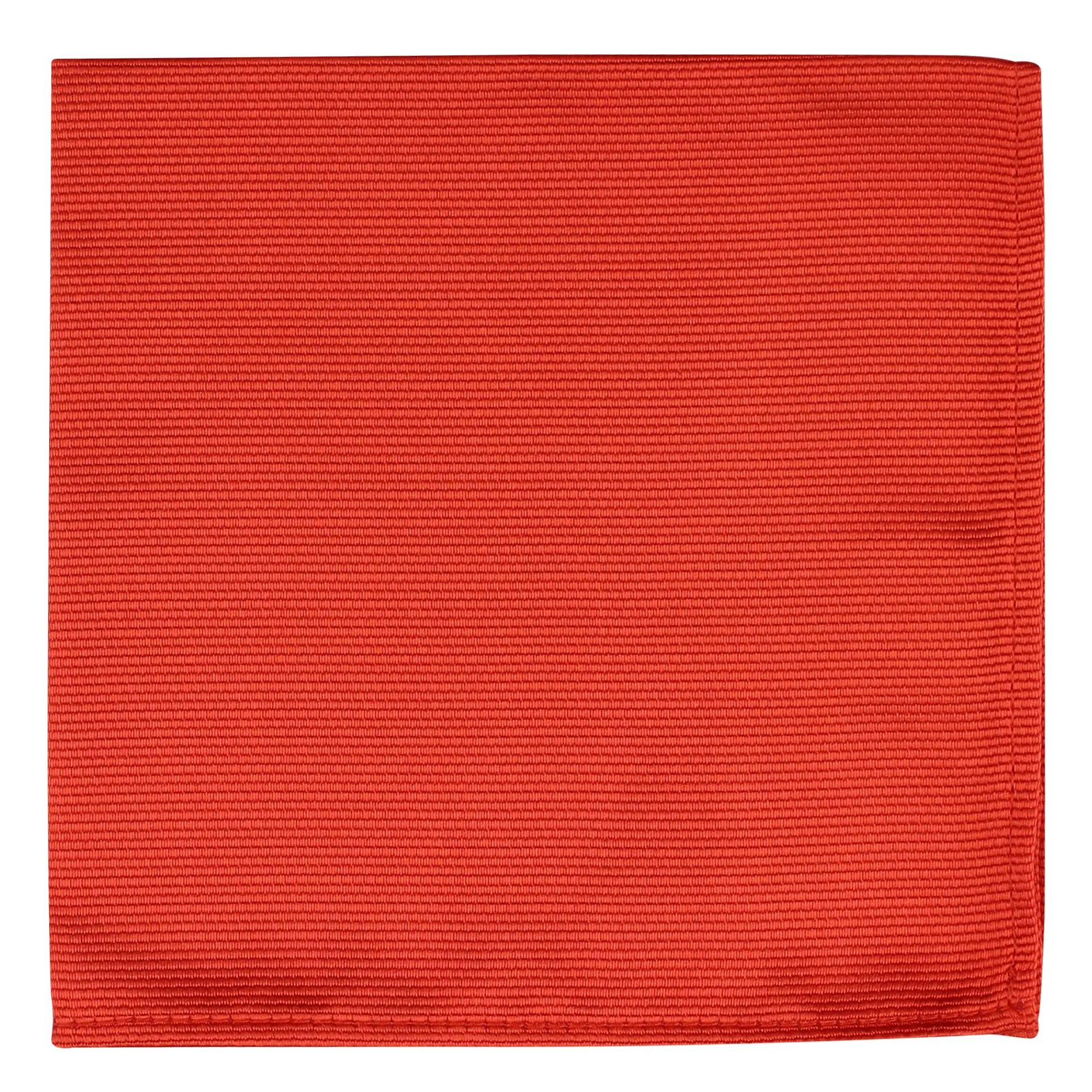 Kovove The Elegant Self Striped Red Pocket Square For Men