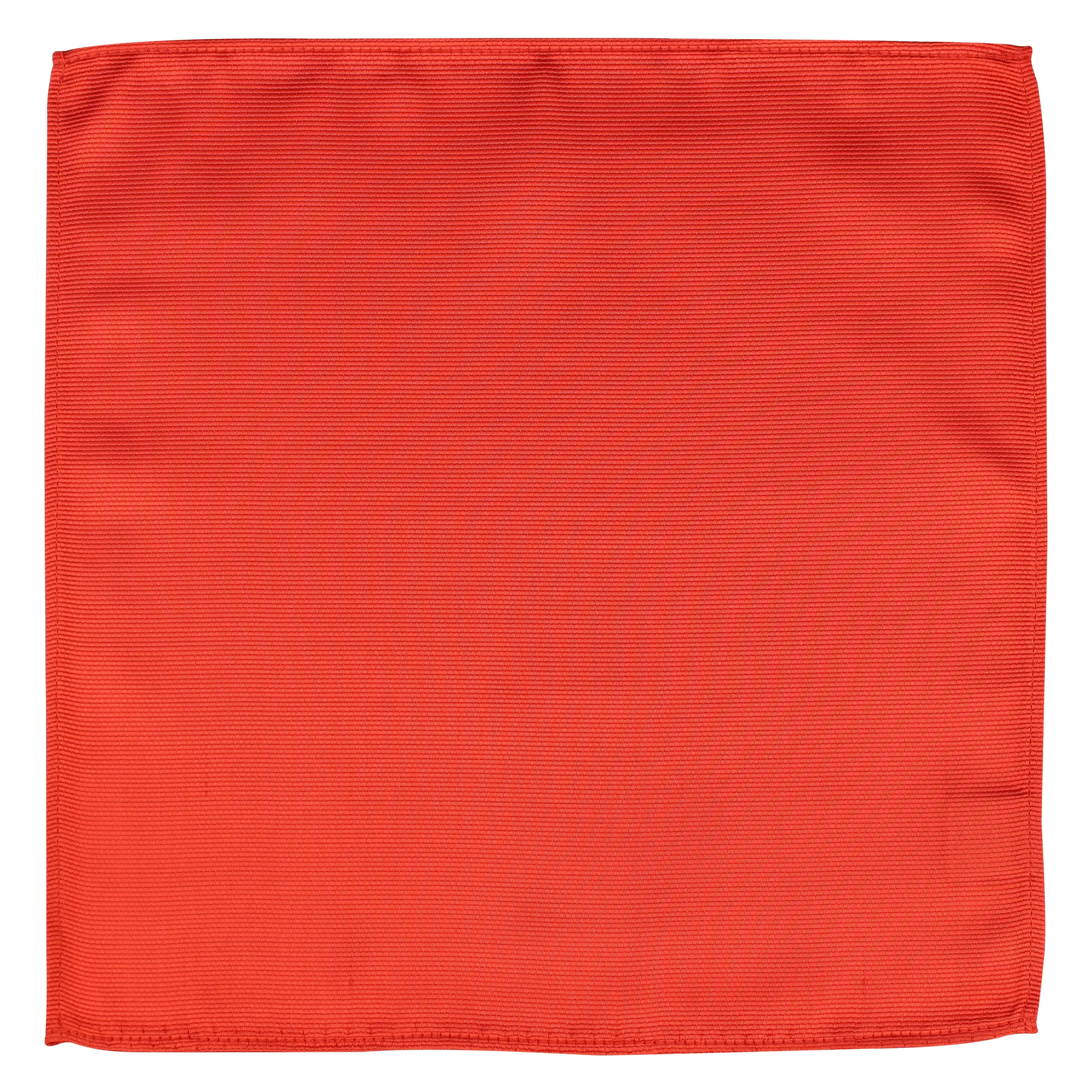 Kovove The Elegant Self Striped Red Pocket Square For Men