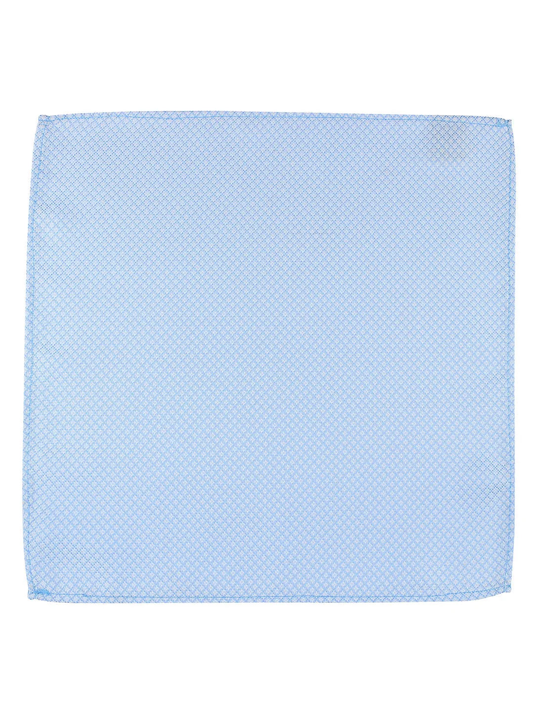 Kovove The Essentials Checkered Sky Blue Pocket Square For Men