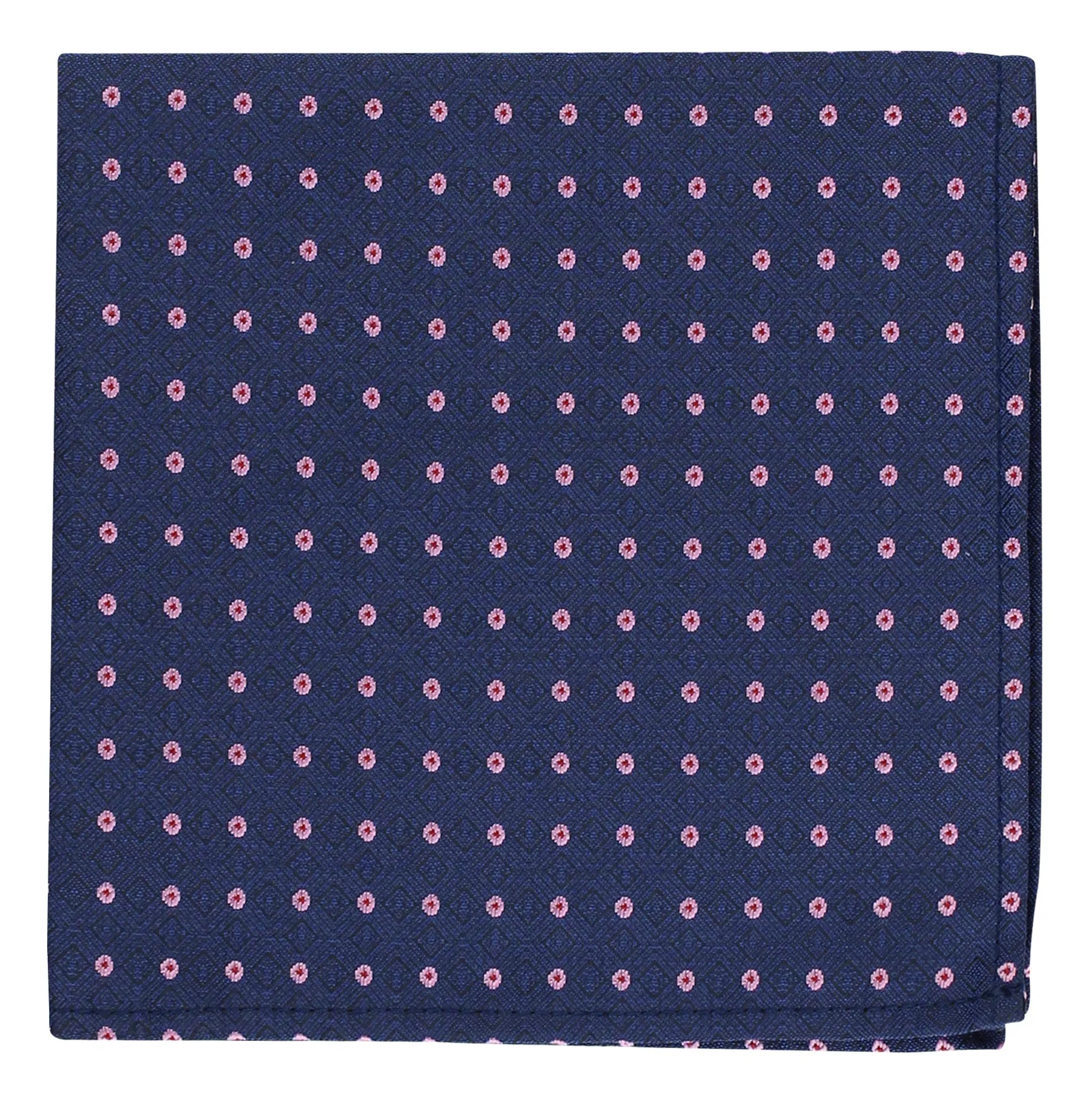 Kovove The Polka Abstract Fusion Blue Pocket Square For Men