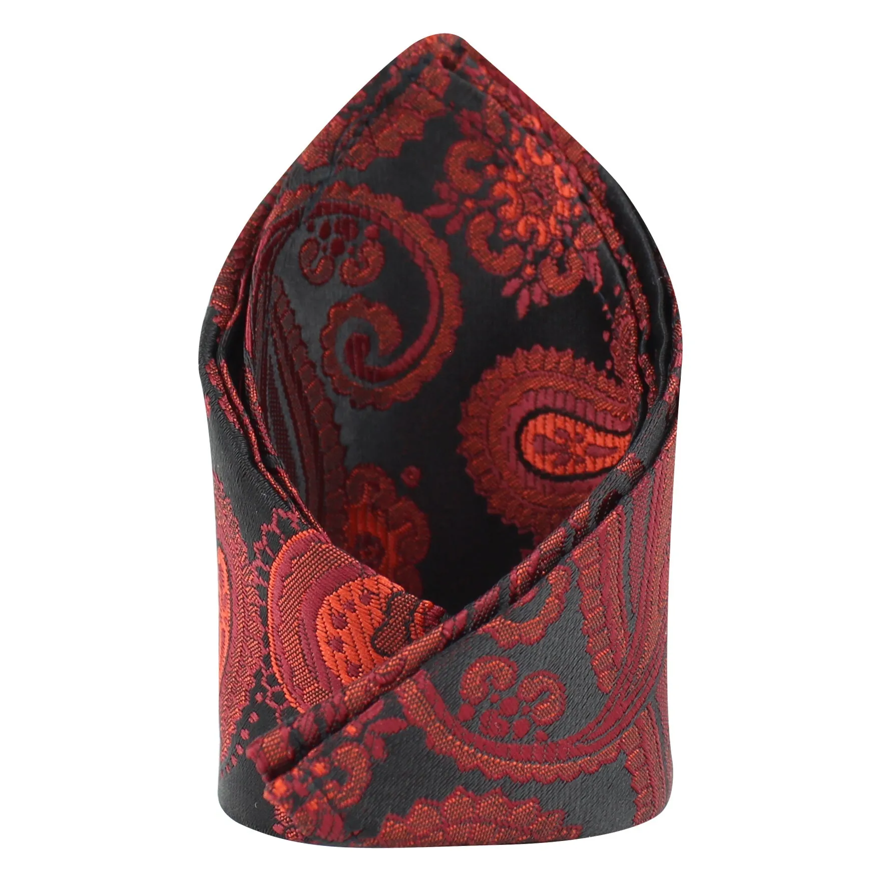 Kovove The Royal Paisley Maroon Pocket Square For Men