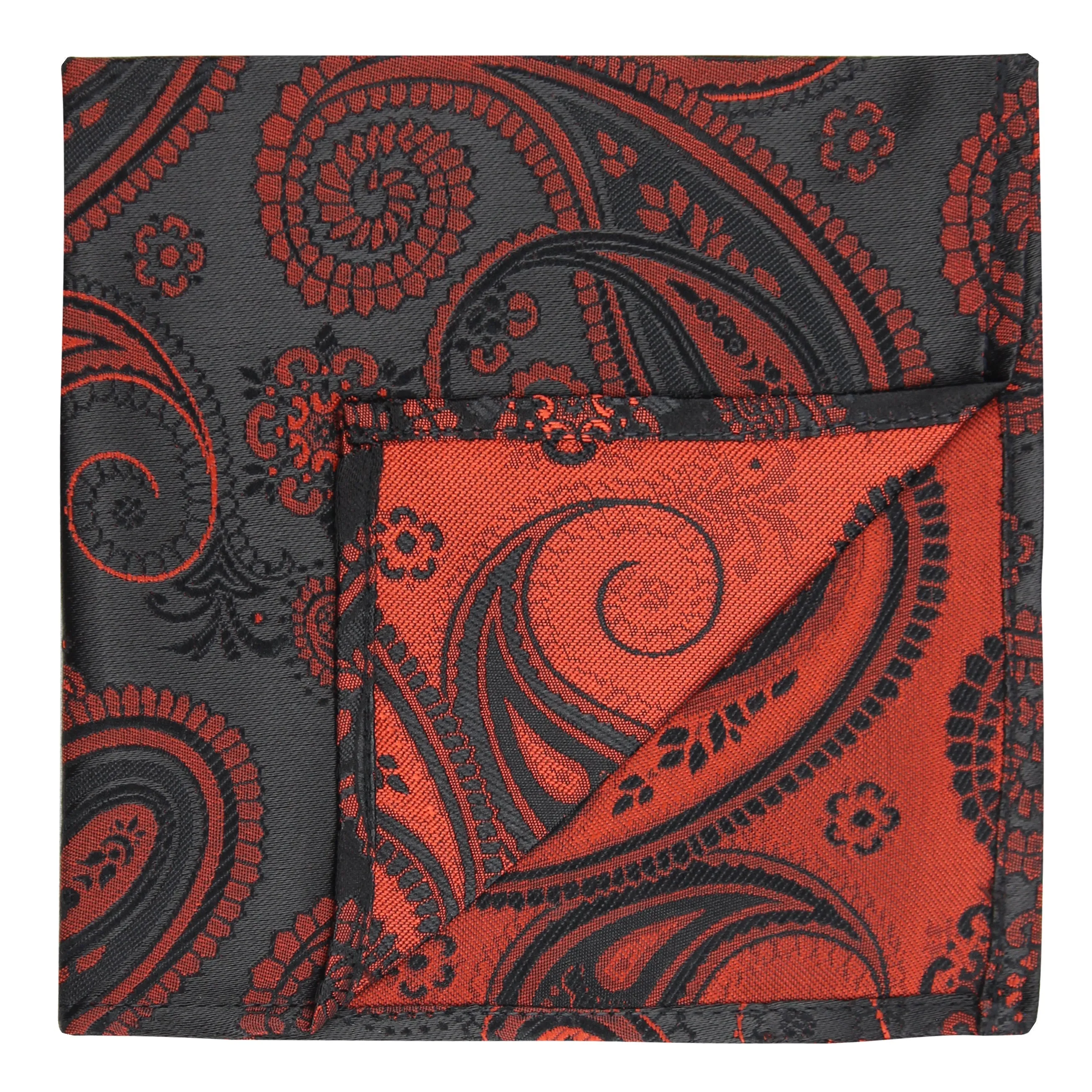 Kovove The Royal Paisley Red Pocket Square