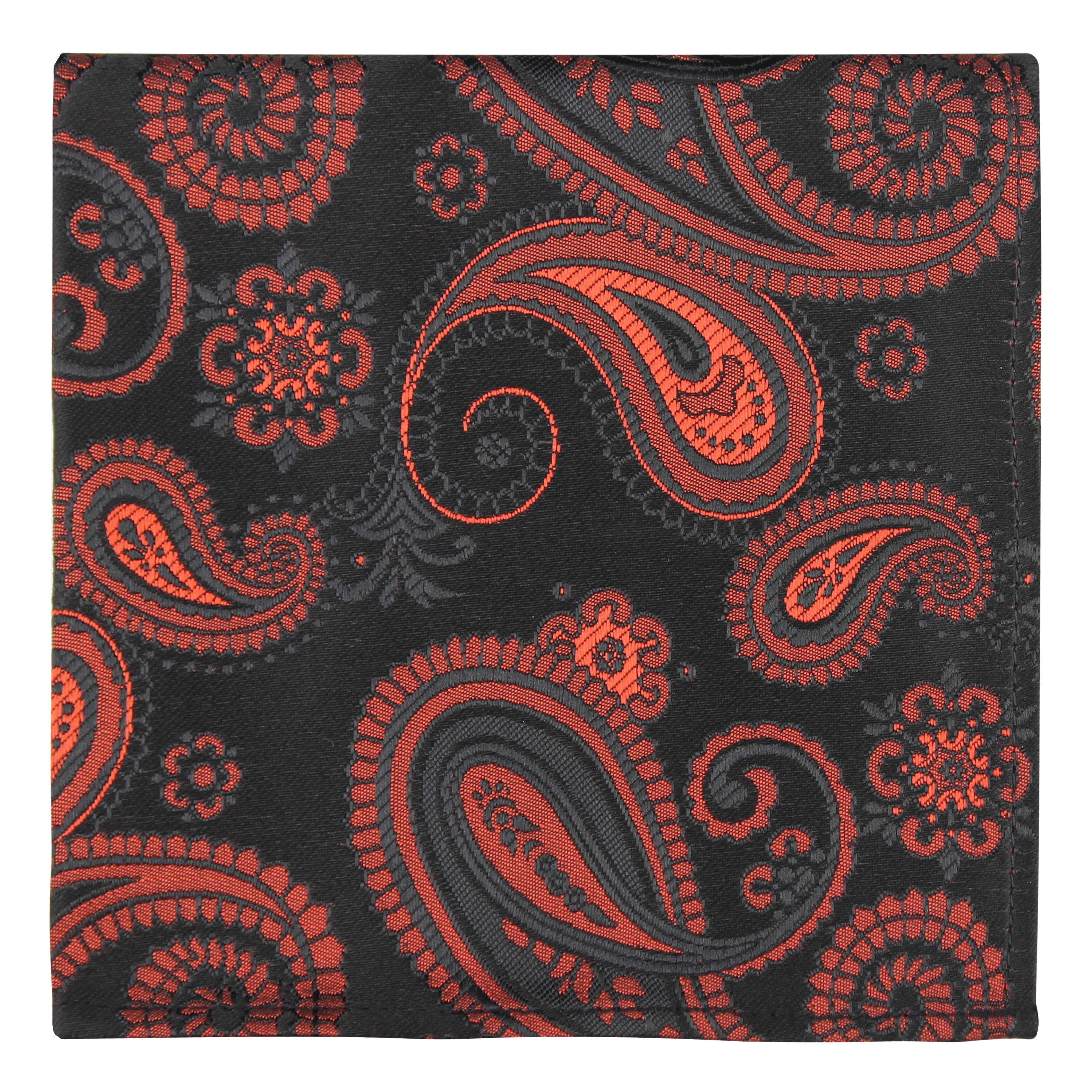 Kovove The Royal Paisley Red Pocket Square