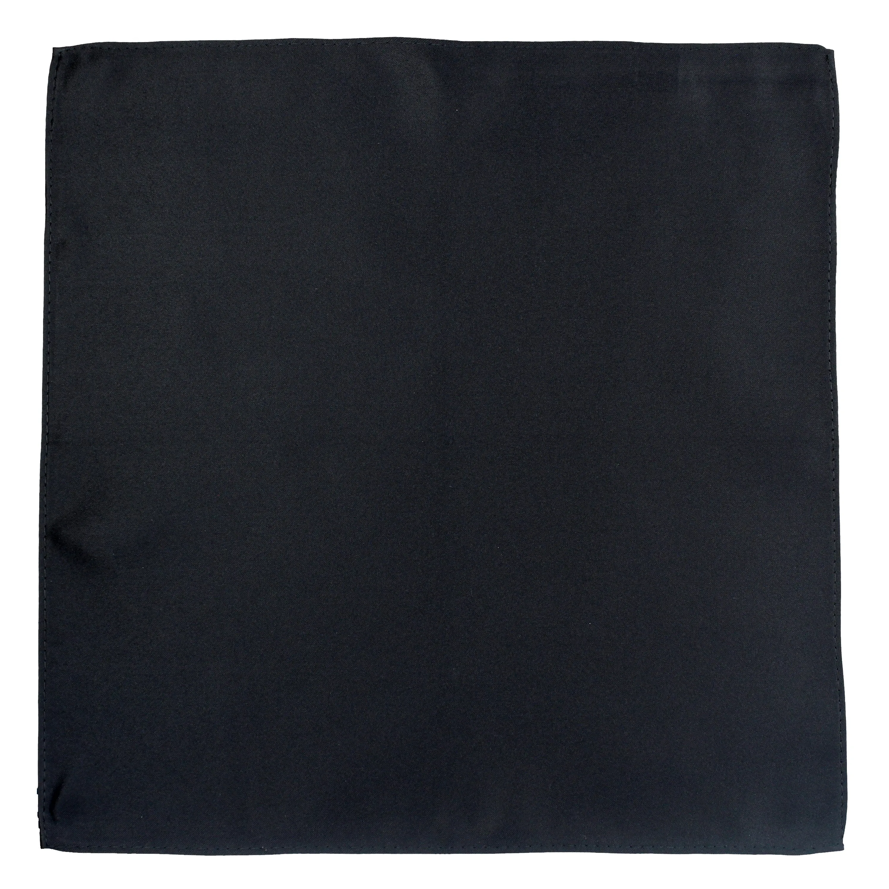 Kovove The Solid Essentials Black Pocket Square For Men