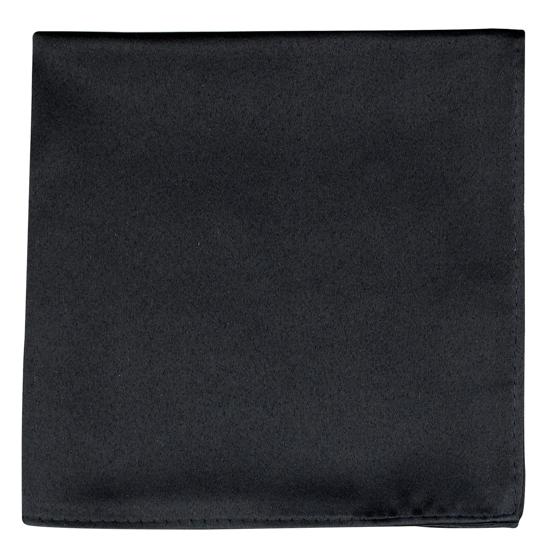 Kovove The Solid Essentials Black Pocket Square For Men