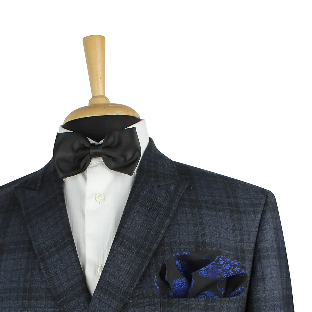 Kovove The Twining Paisley Blue Pocket Square