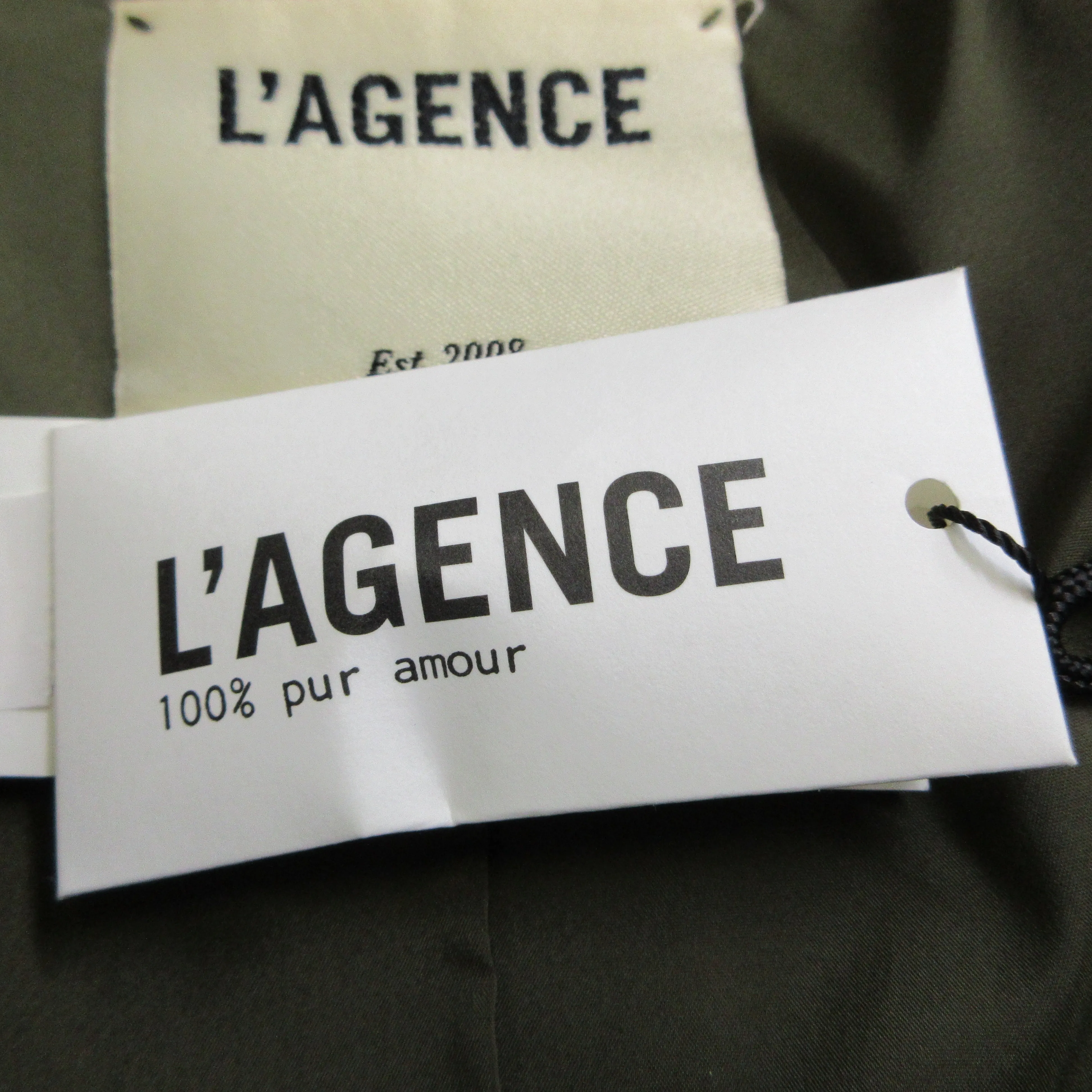 L'Agence Ivy Green Chamberlain Velvet Blazer