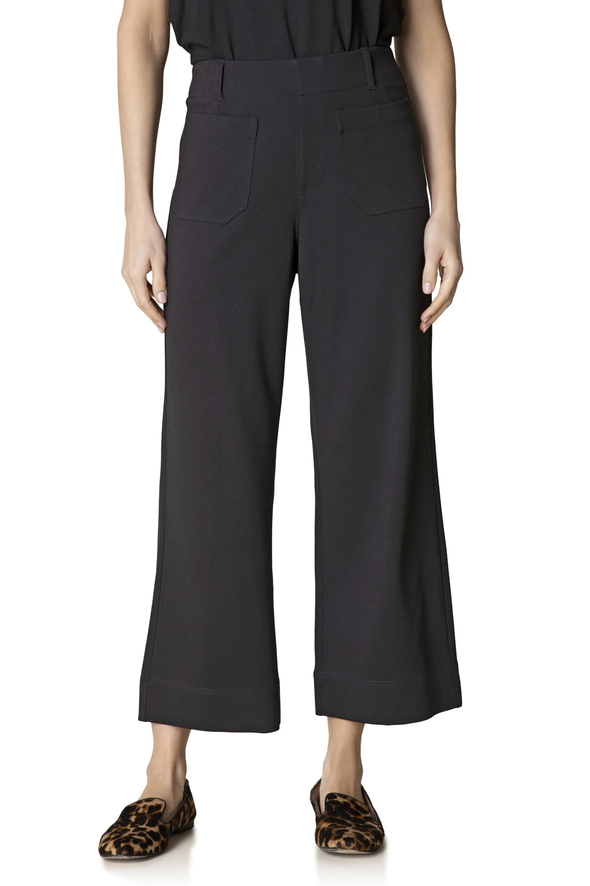 Luxe Ponte Flood Pant