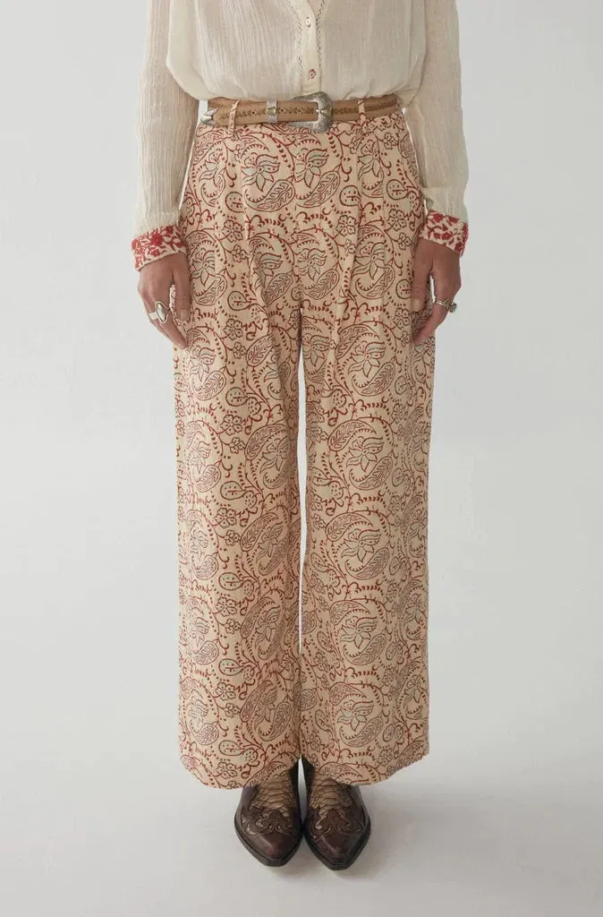 Maison Hotel Indira Pants in Creme