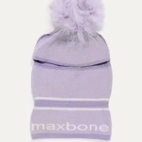 即納【max bone】FEATHER BALACLAVA（lavender）