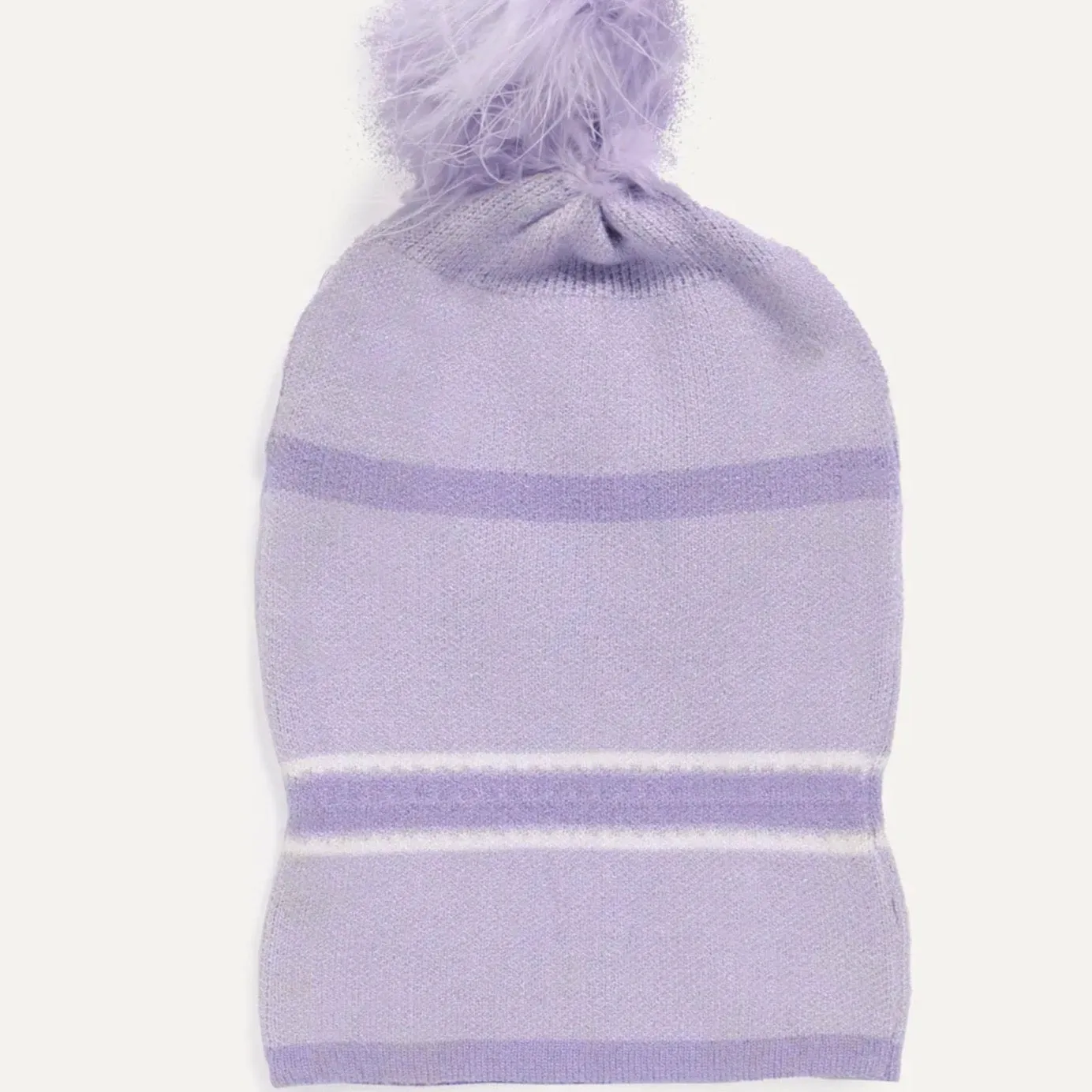 即納【max bone】FEATHER BALACLAVA（lavender）