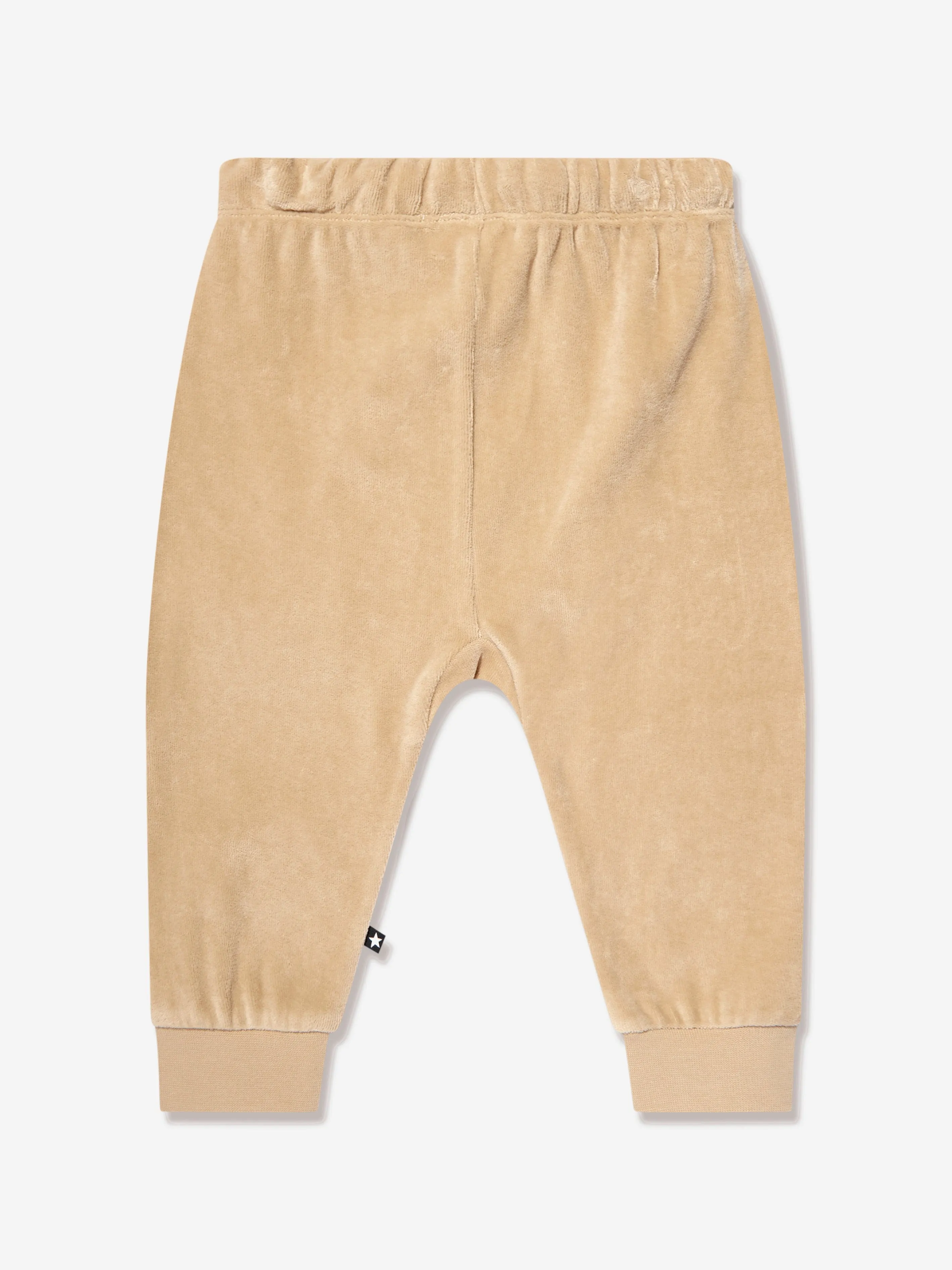 Molo Kids Branded Joggers in Beige