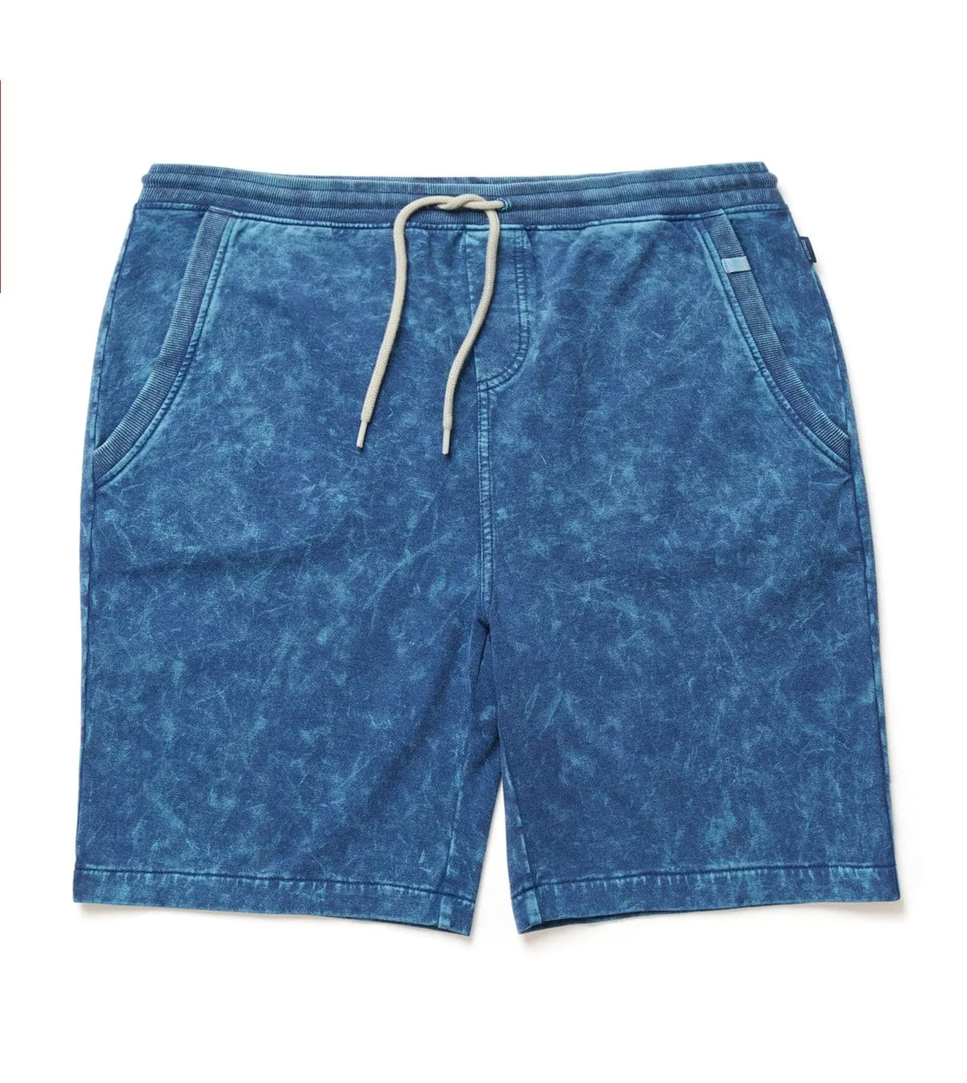 Navy Acid-Washed Short