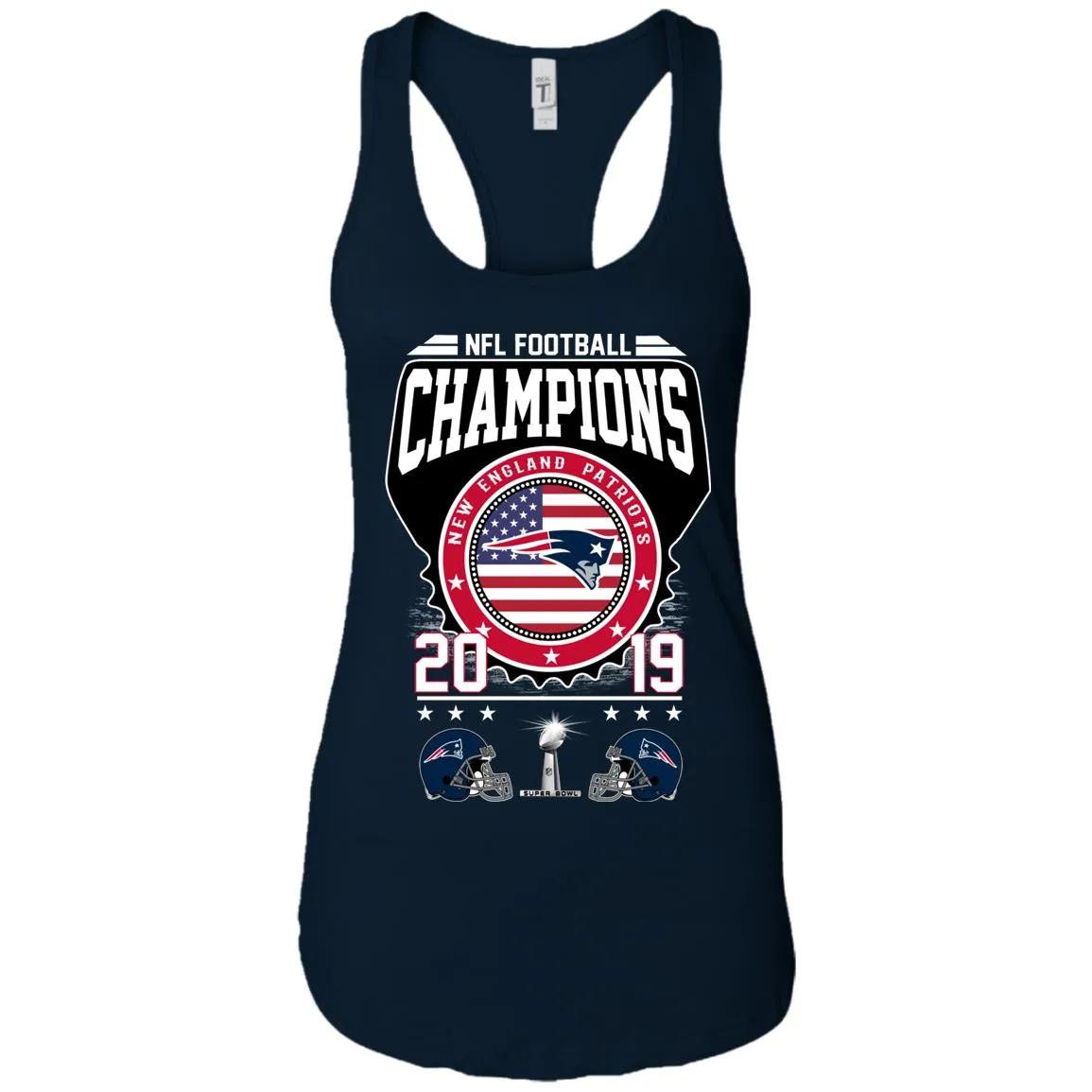 Nfl – Football Champions New England Patriots Super Bowl 2019 Women Tank Top