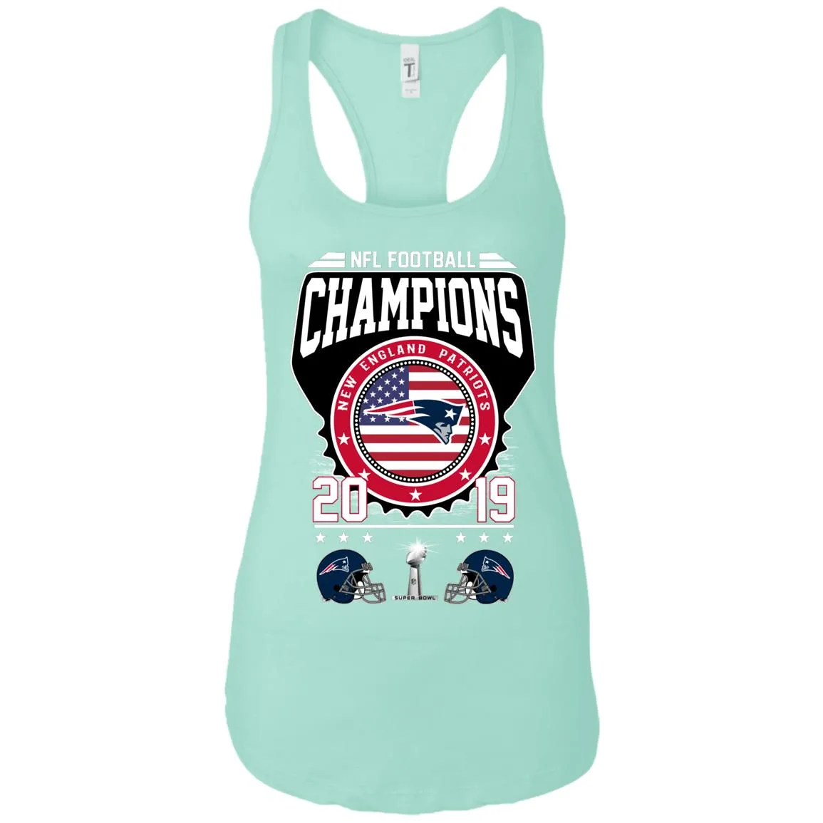 Nfl – Football Champions New England Patriots Super Bowl 2019 Women Tank Top