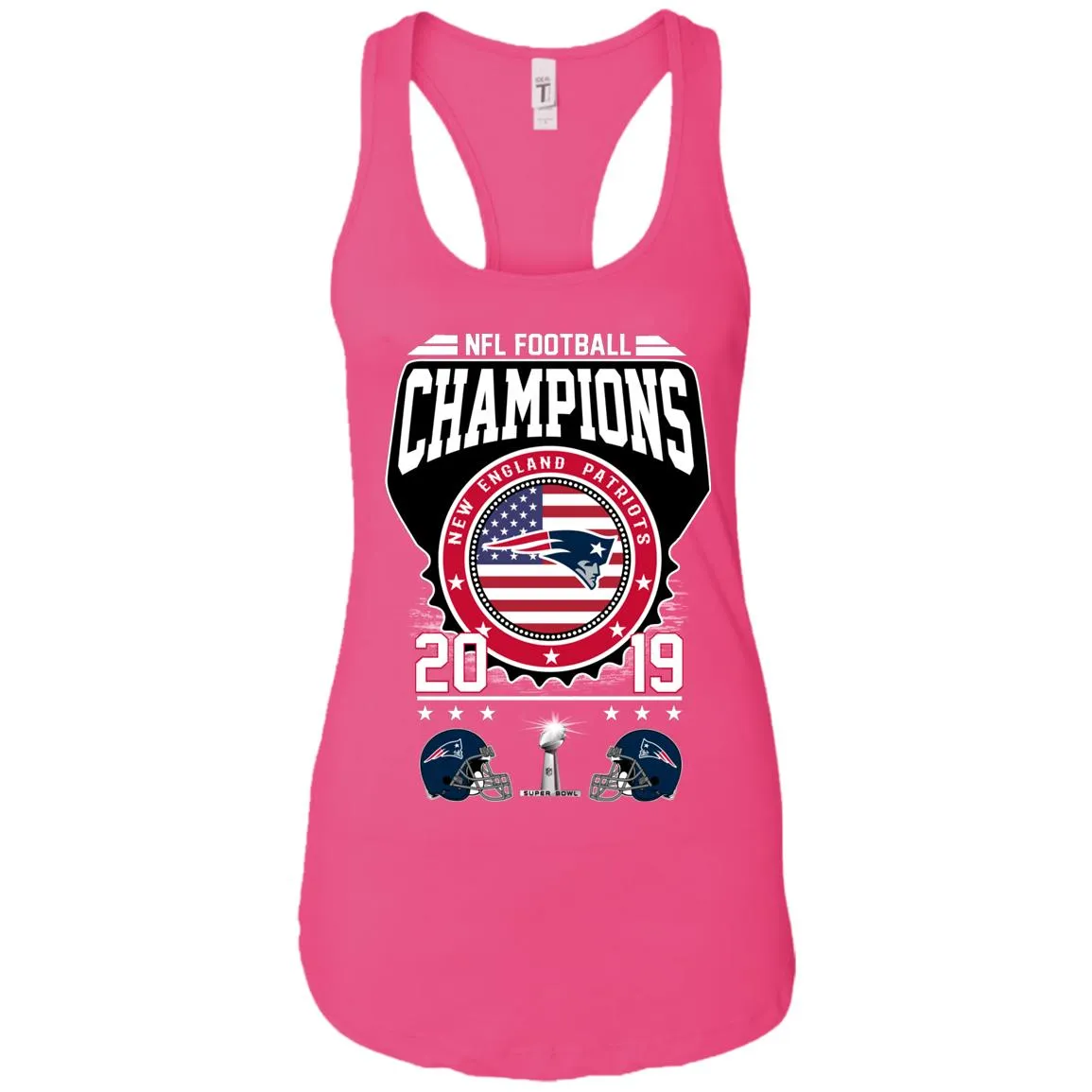 Nfl – Football Champions New England Patriots Super Bowl 2019 Women Tank Top