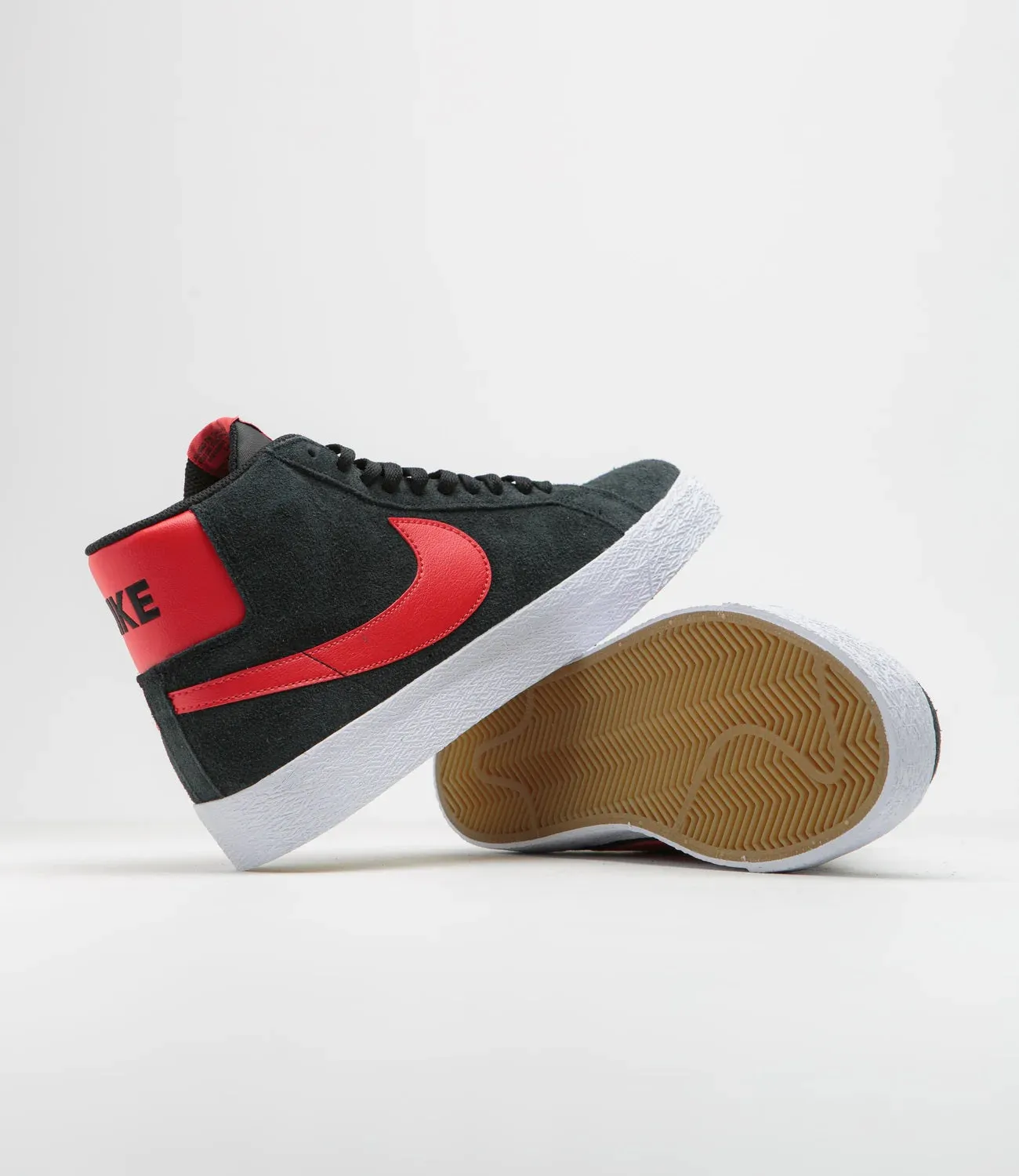 Nike Shoes Blazer Mid LR - Black/University Red-White