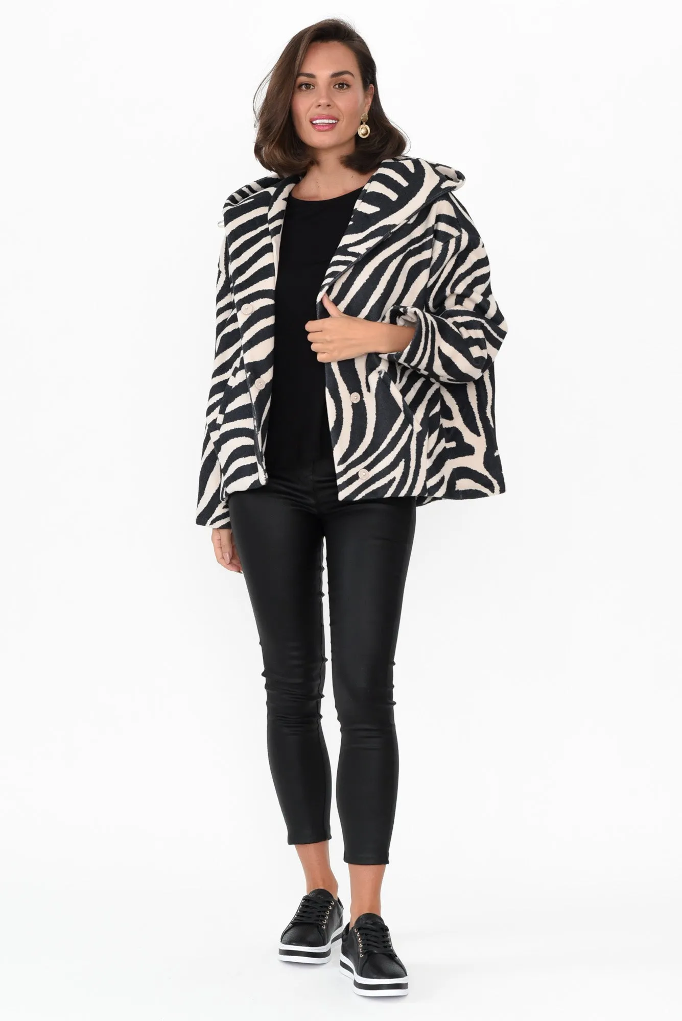 Nolon Zebra Hooded Jacket